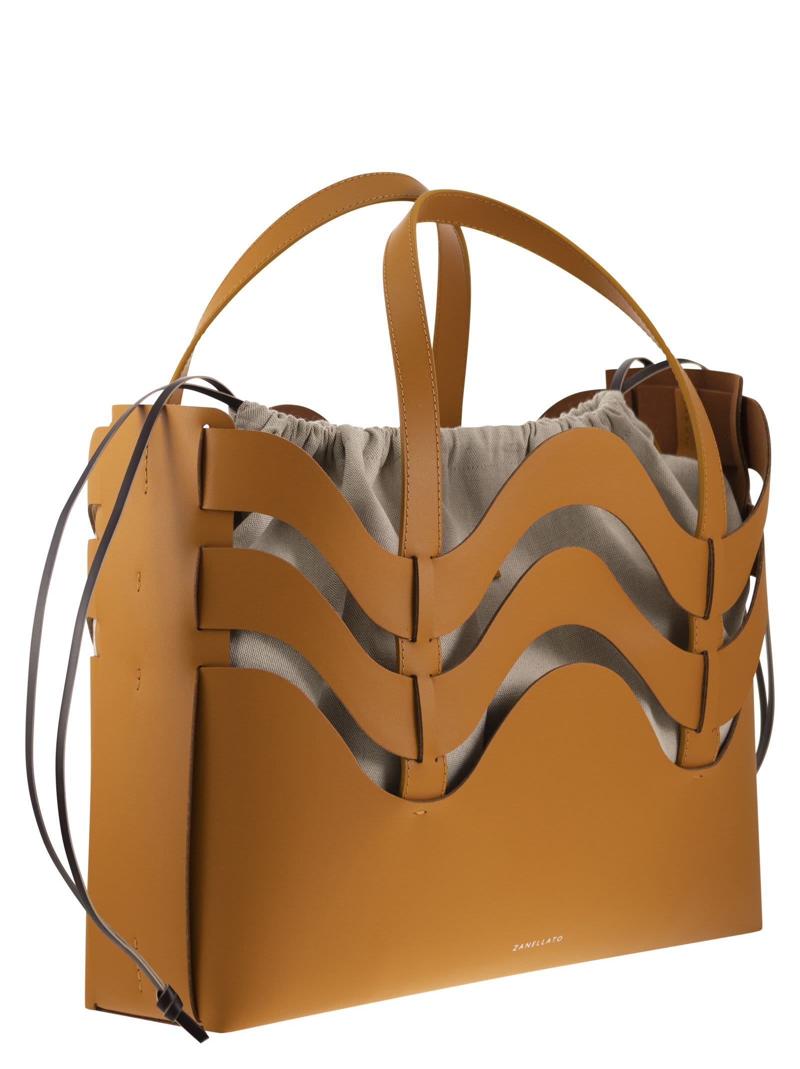 Shop Zanellato Dune Amar M - Shoulder Bag In Orange