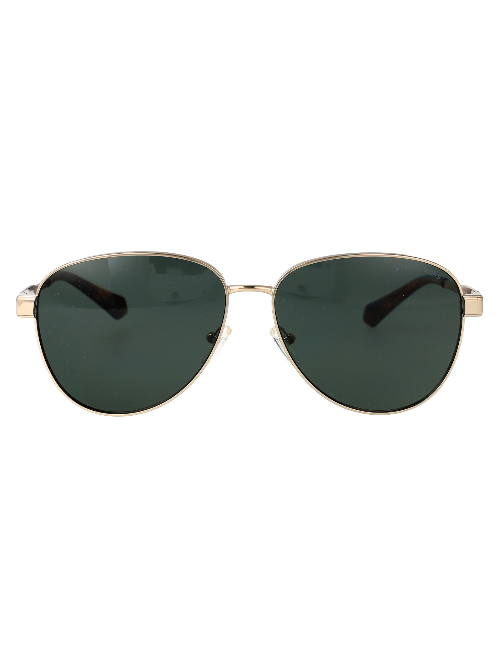 Michael Kors Biarritz Sunglasses In Pale Gold