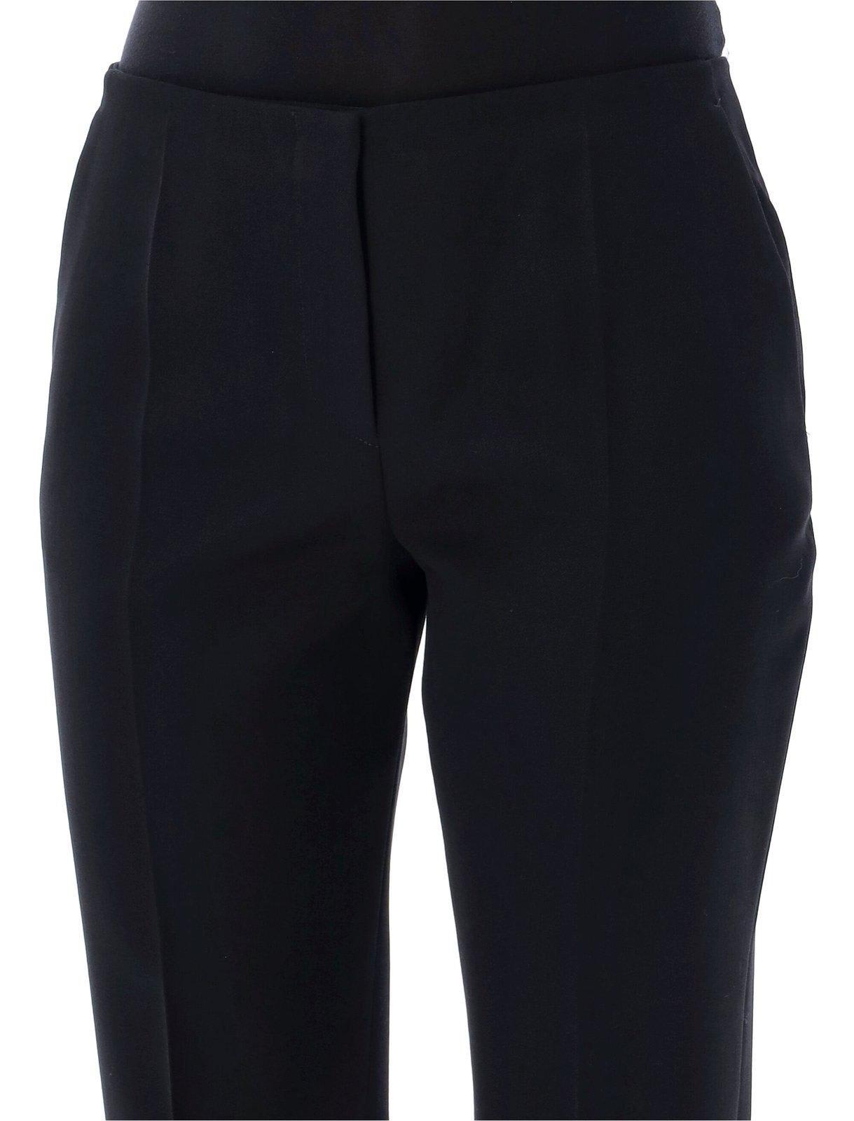 Shop Attico Tailored Gabardine Pants In Nero