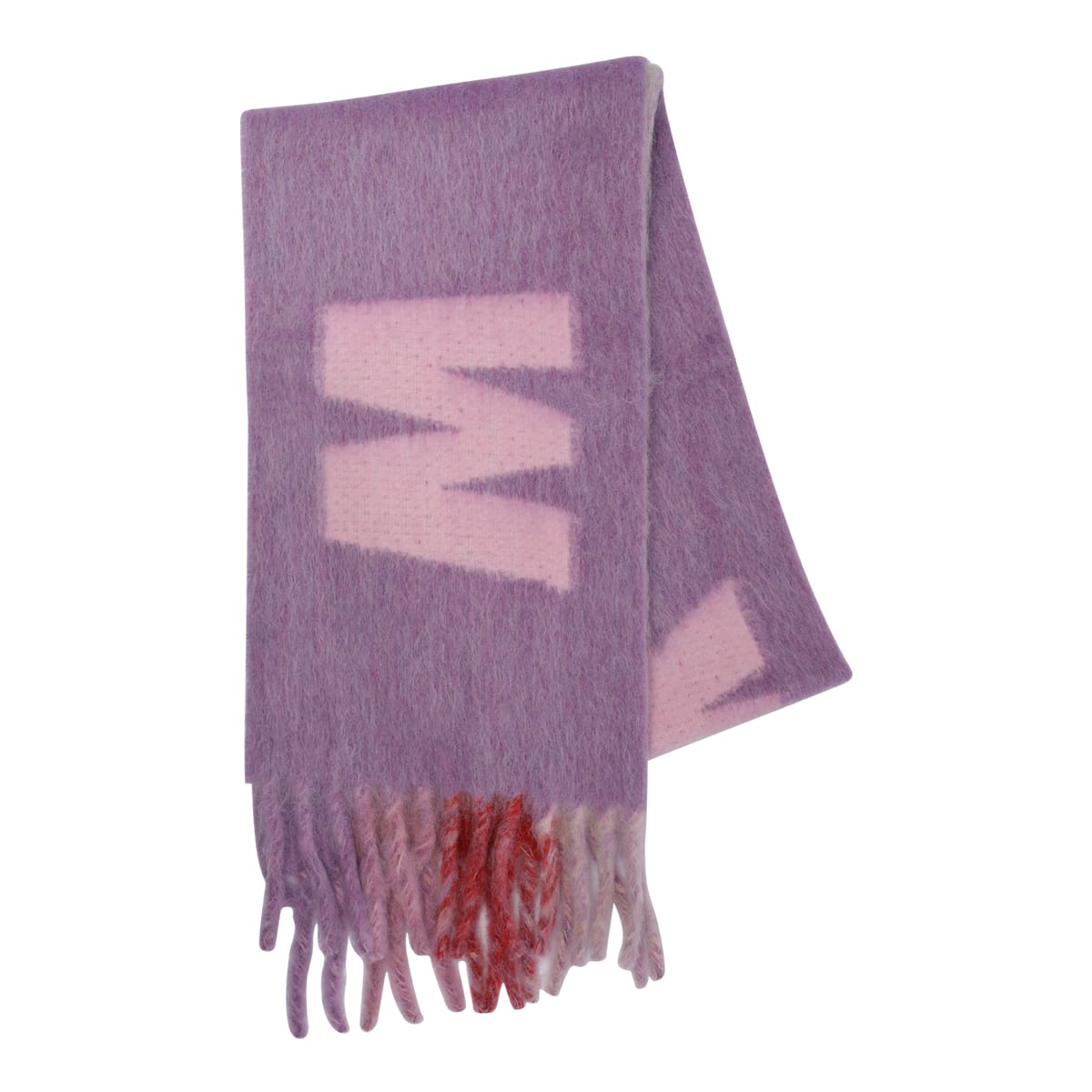 MARNI MAXI LOGO SCARF 