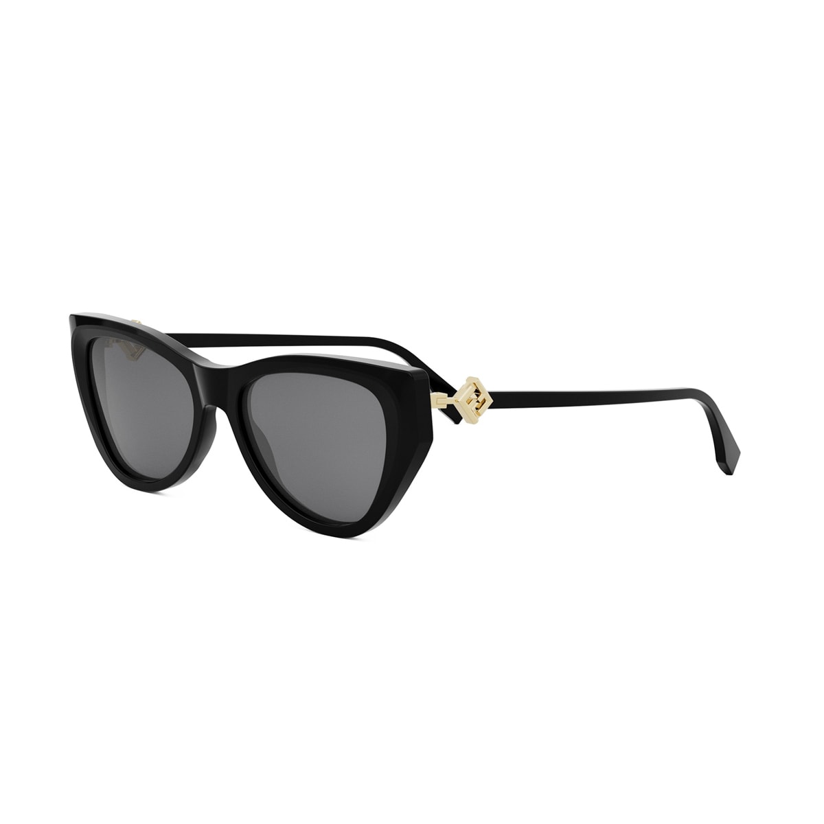 Shop Fendi Fe40149i Ff Diamonds 01a Nero Sunglasses