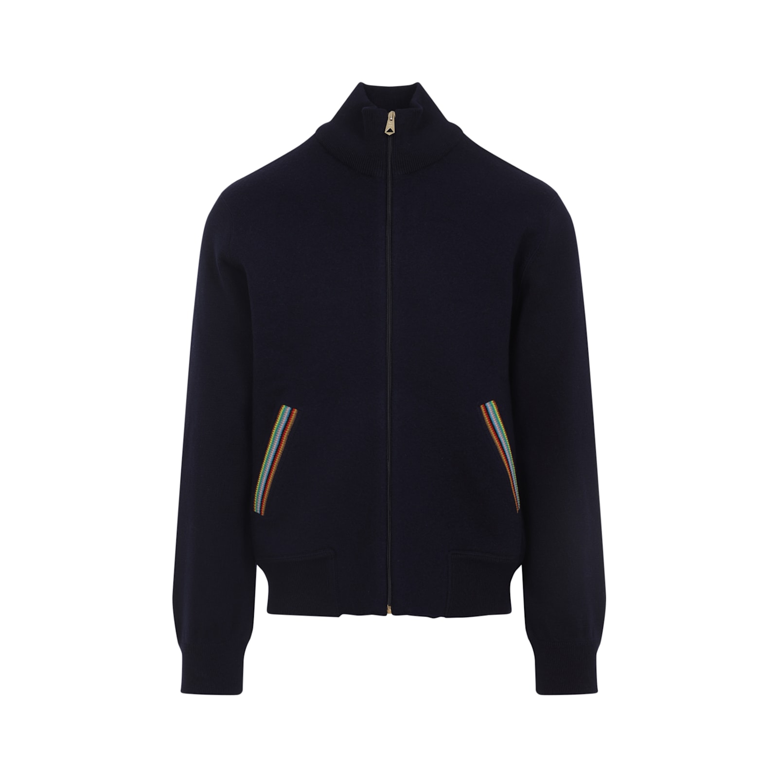 Ps By Paul Smith Ps Paul Smith Wool Bomber Jacket In Black