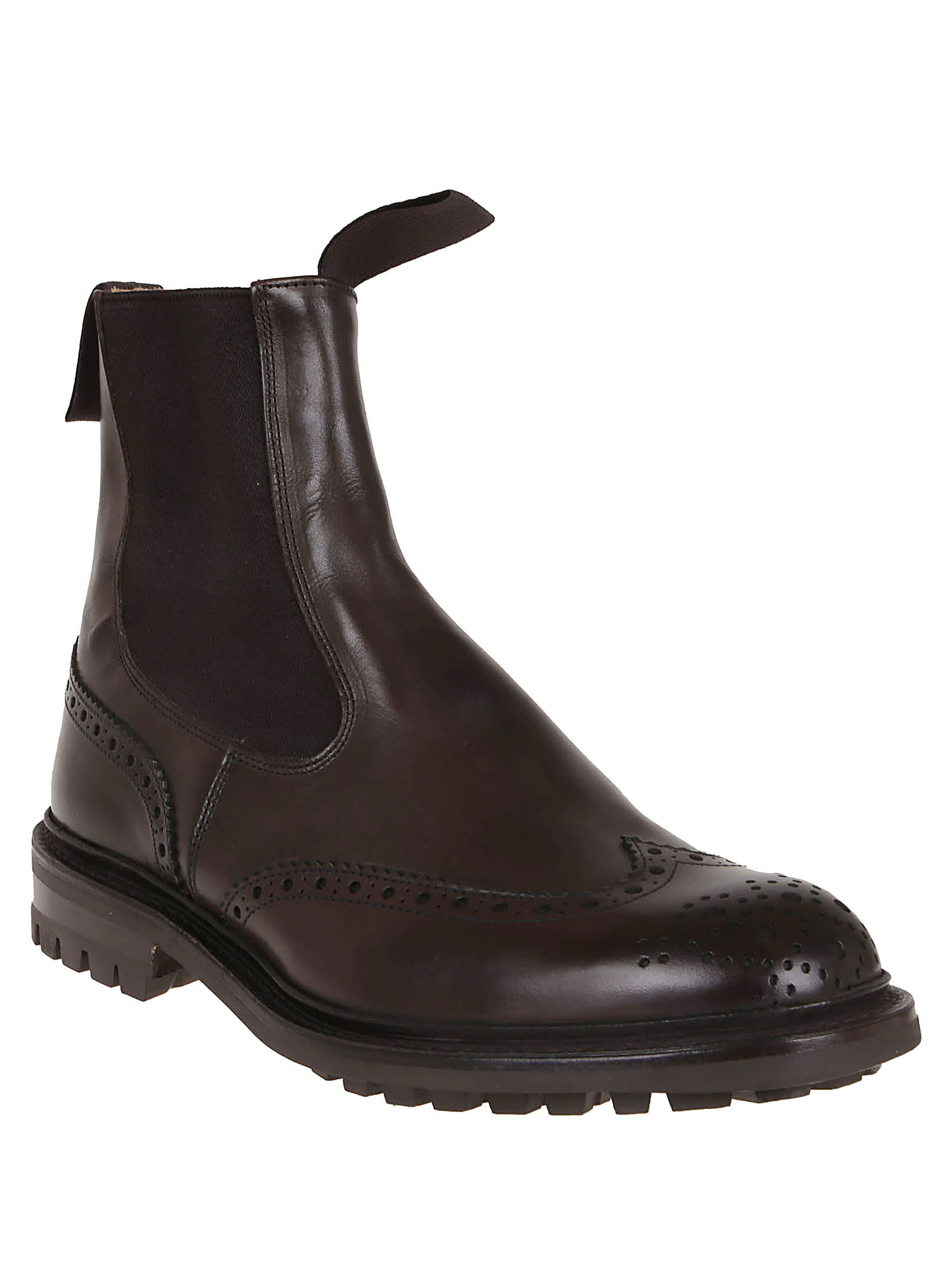 Shop Tricker's Henry Ankle Boots In Espresso
