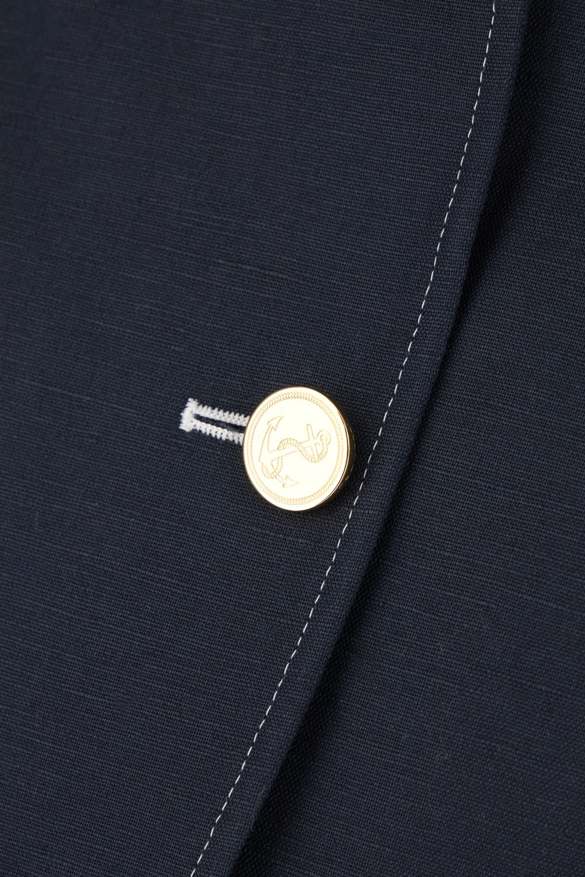 Thom Browne Blazer Cotton Blend Notched Lapel