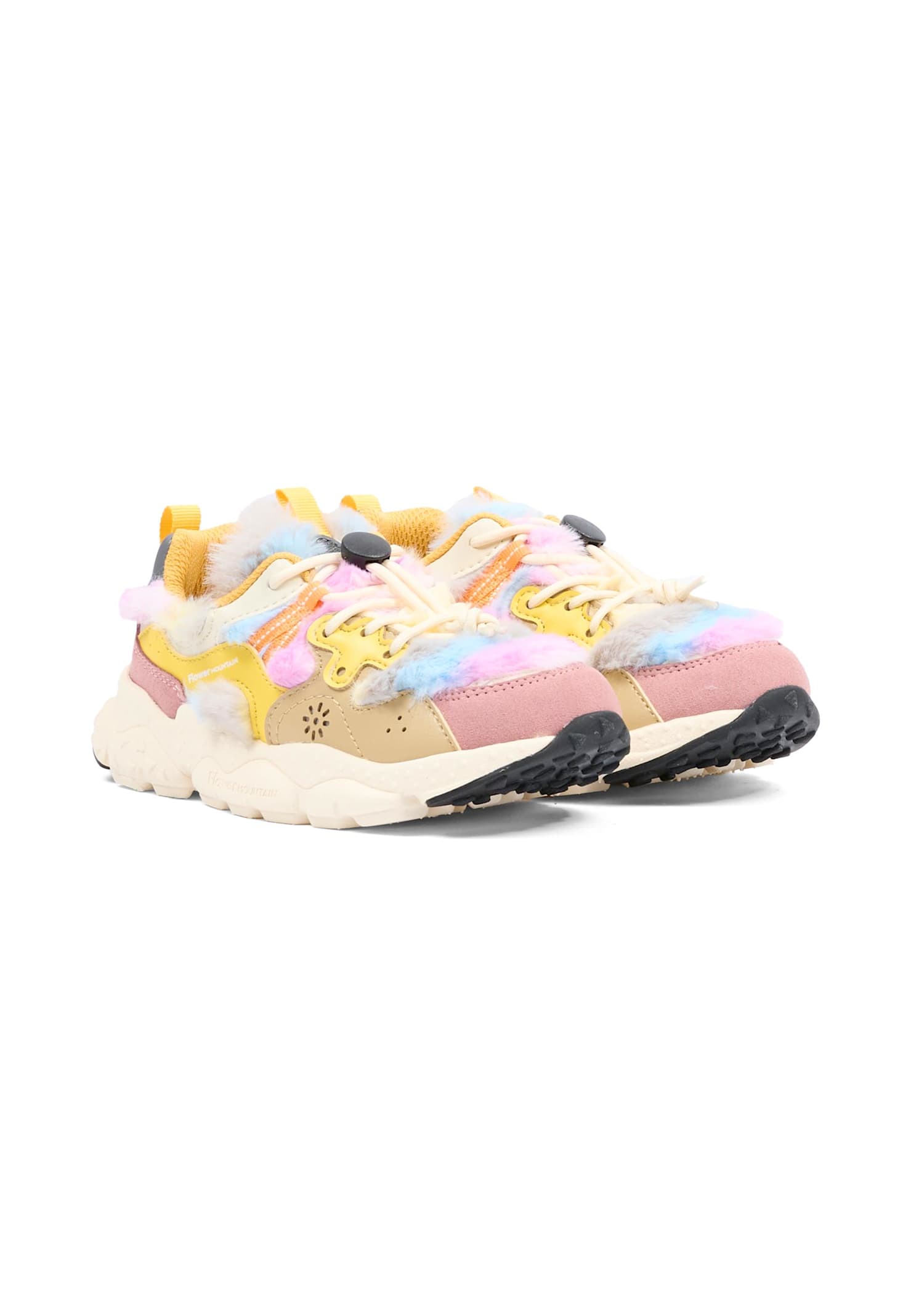 Flower Mountain Multicolor Sneakers For Kids In Multi