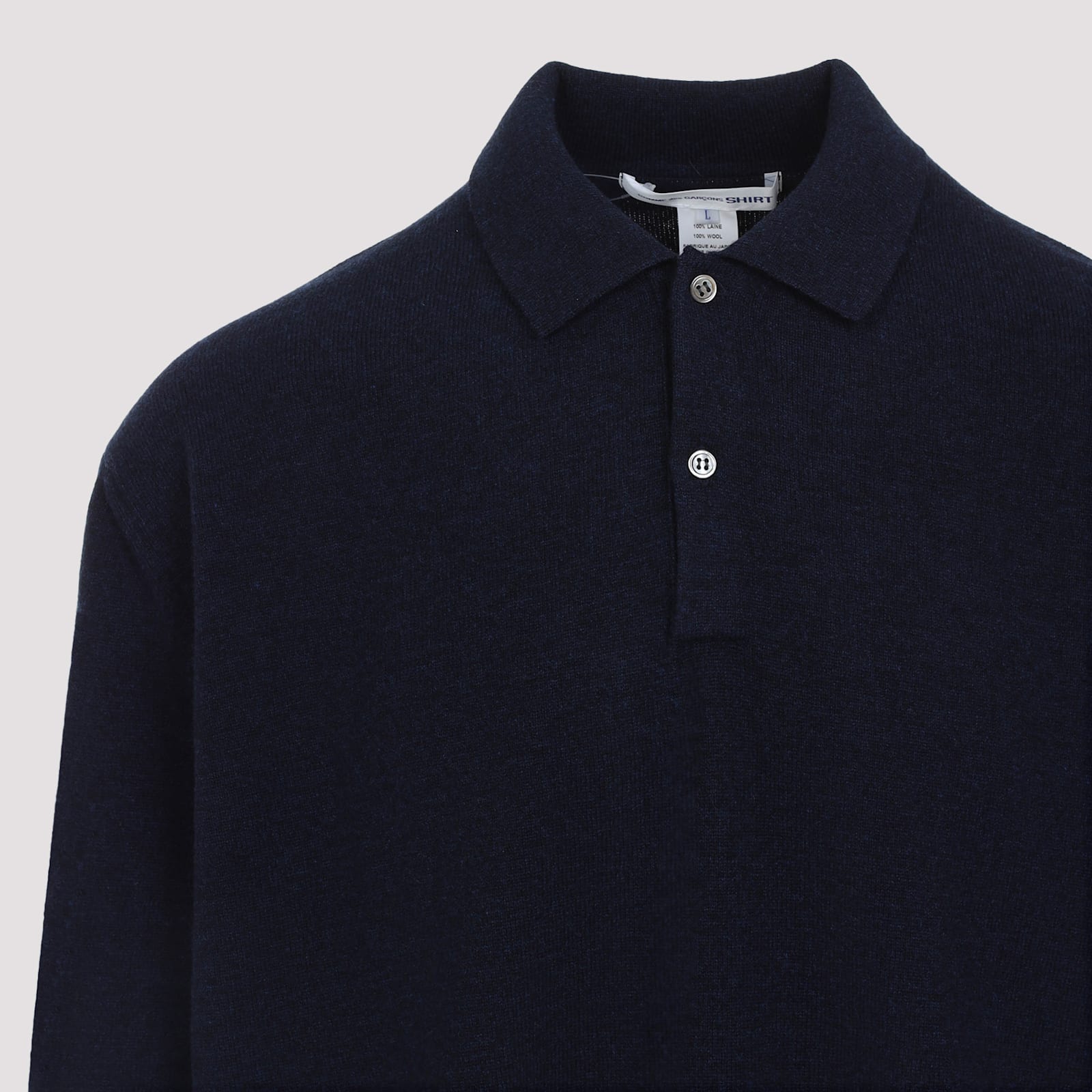 Shop Comme Des Garçons Shirt Sweater In Navy