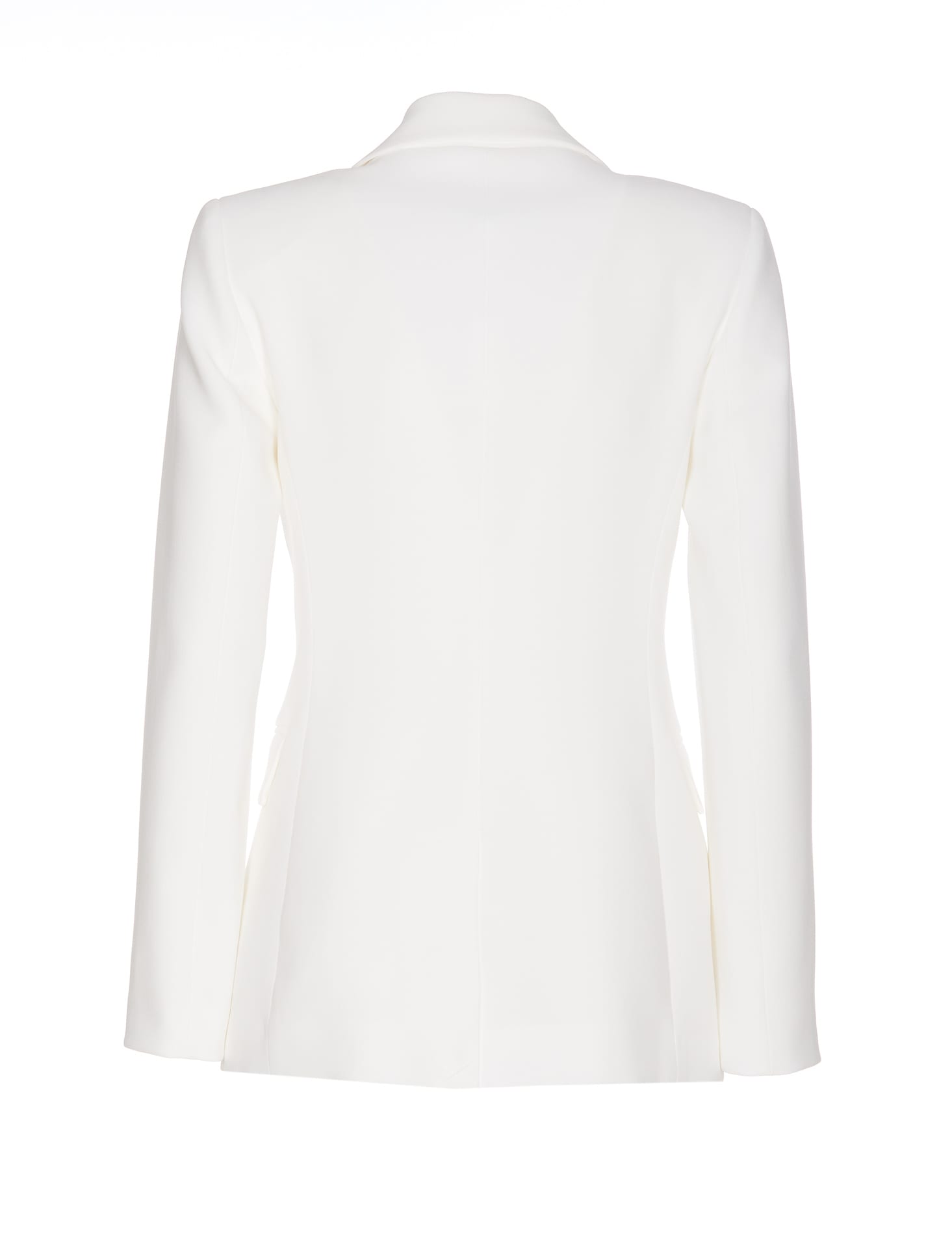 Shop Liu •jo Double Breasted Jacket Liu-jo In White