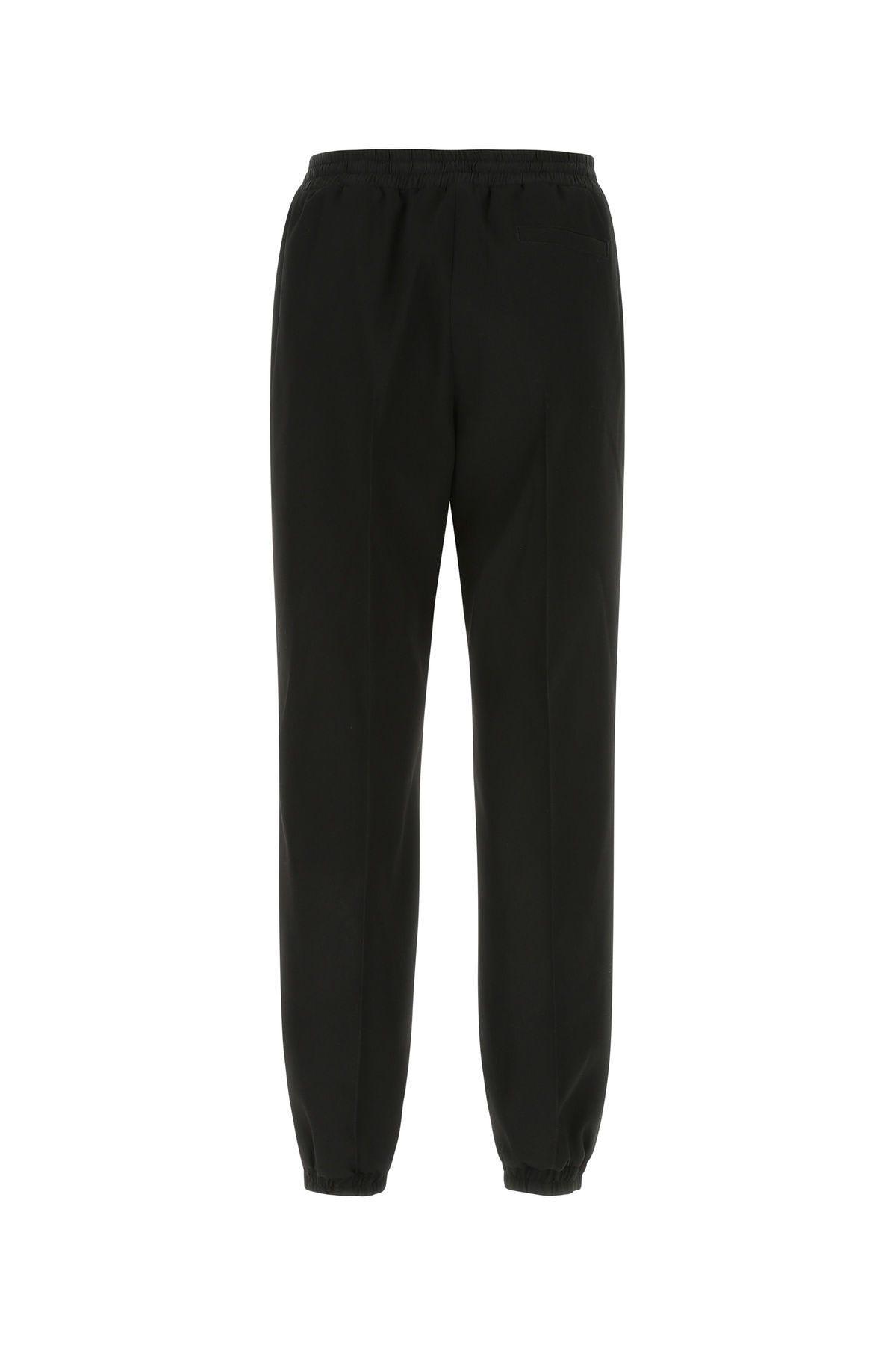 Shop Jil Sander Black Wool Pant