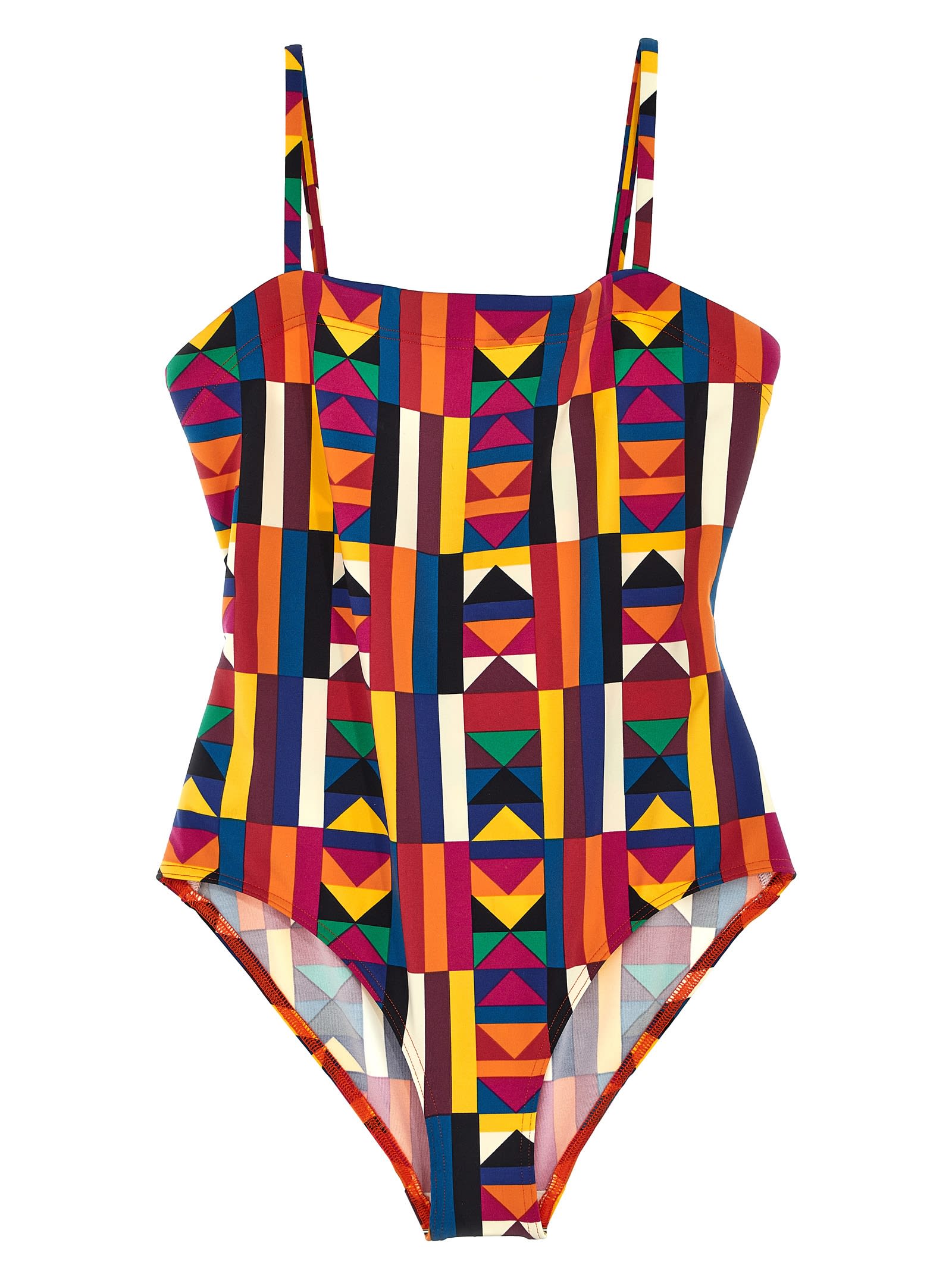 colors One-piece Swimsuit