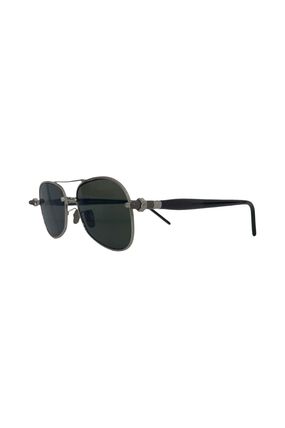 Kuboraum Mask P75 Sgg In Silver/ Green Lens