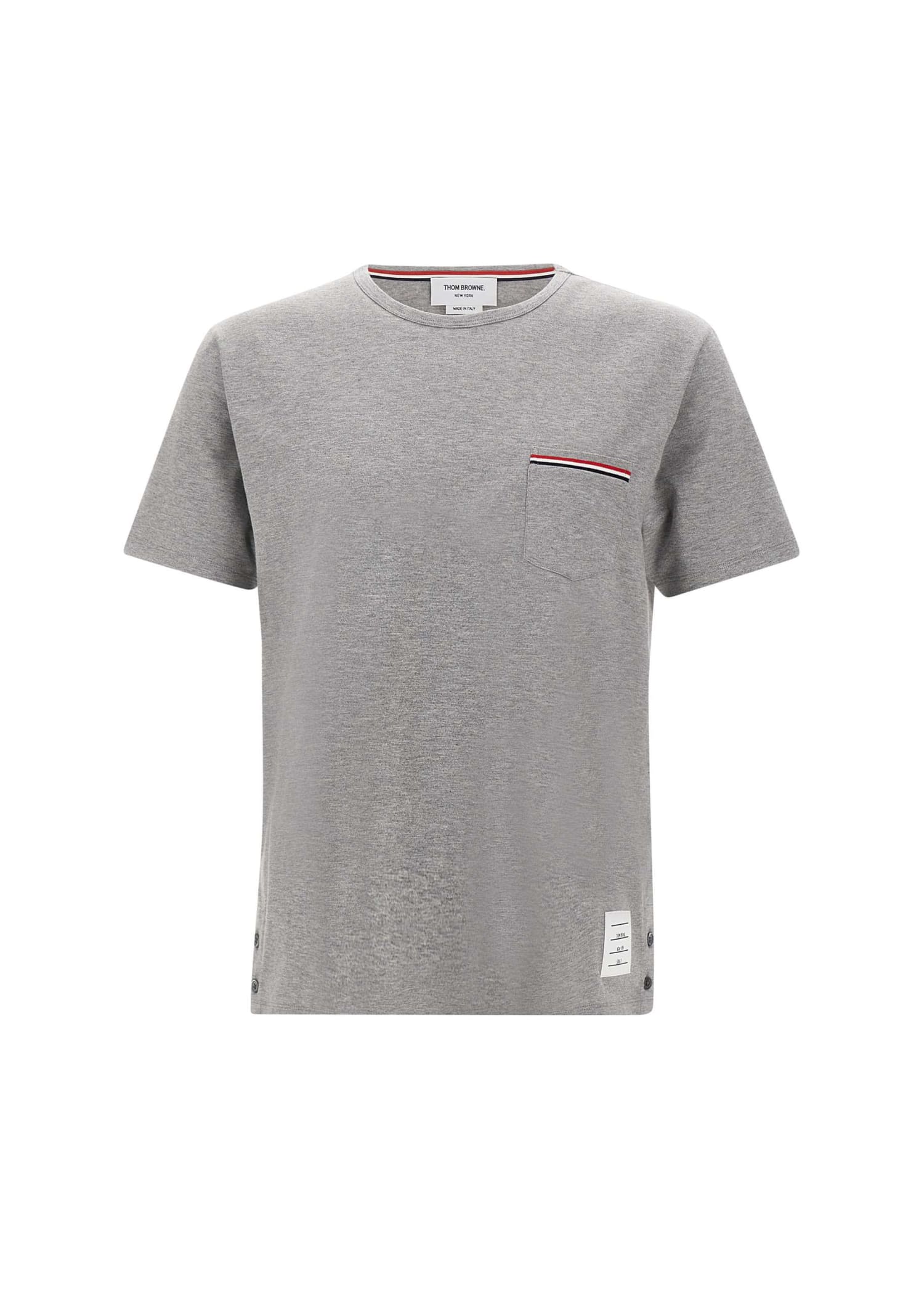 THOM BROWNE POCKET TEE JERSEY T-SHIRT