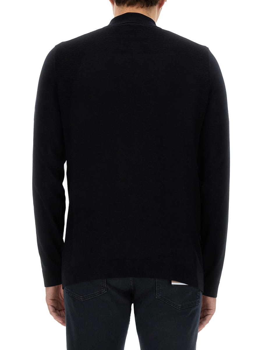 Shop Hugo Boss Sweatshirt With Logo In Blue