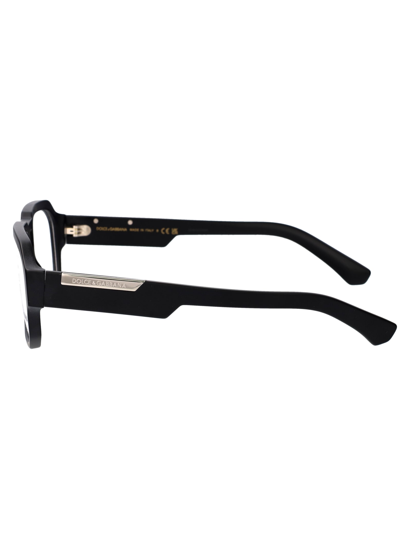 Shop Dolce &amp; Gabbana Eyewear 0dg3389 Glasses In 2525 Matte Black