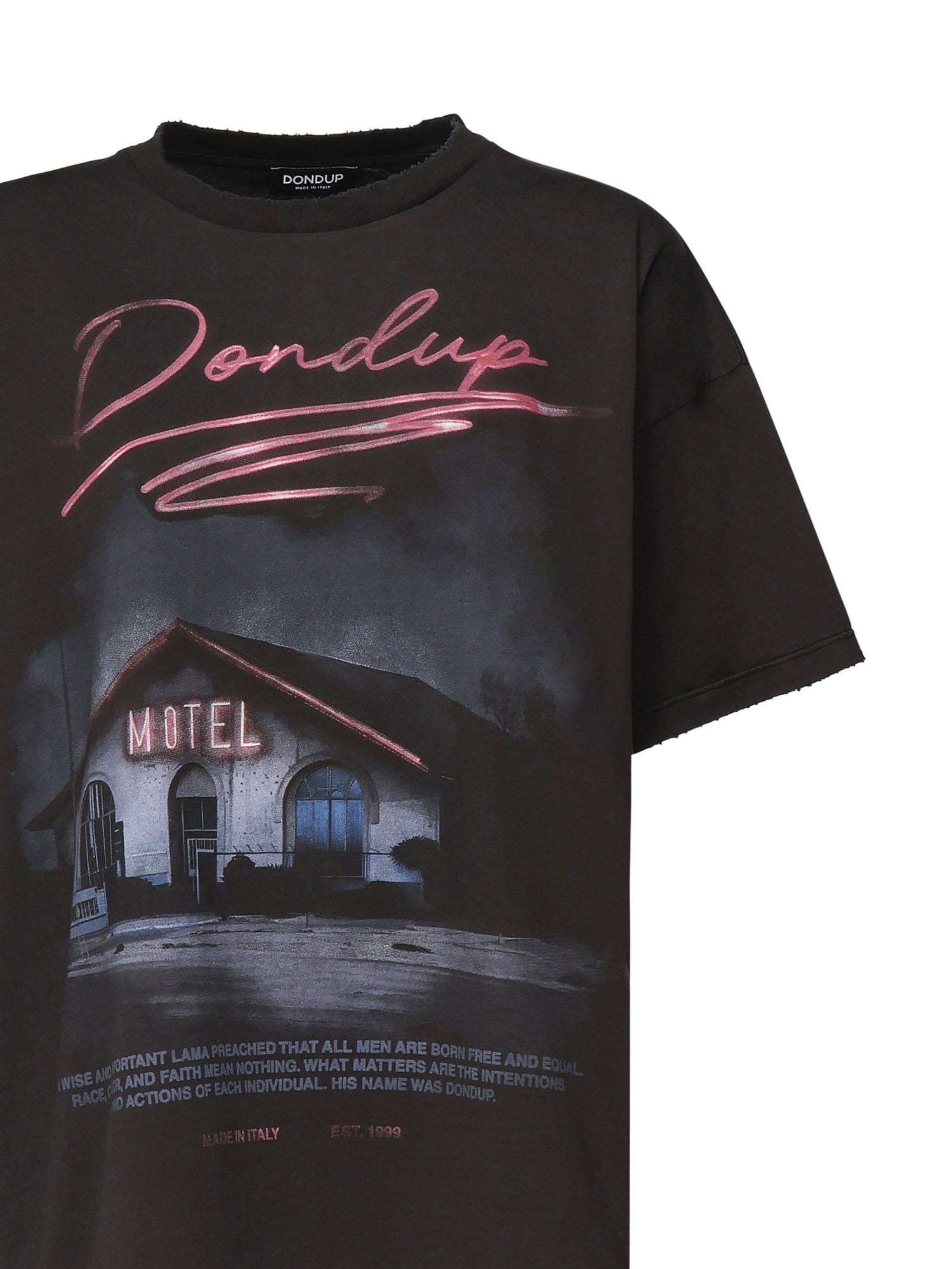Dondup T-shirts And Polos Black In Black