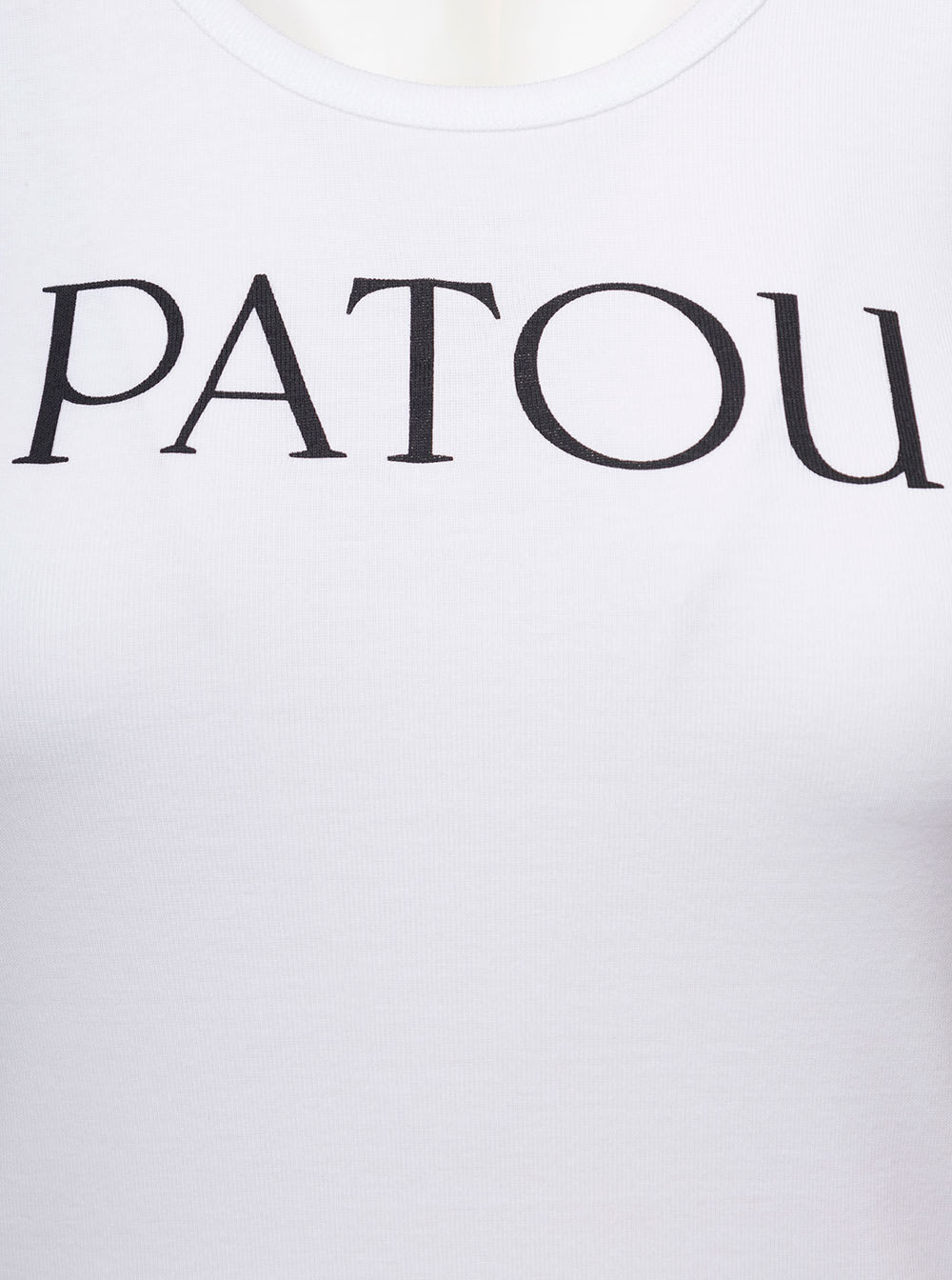 Shop Patou Iconic Tank Top In Bianco