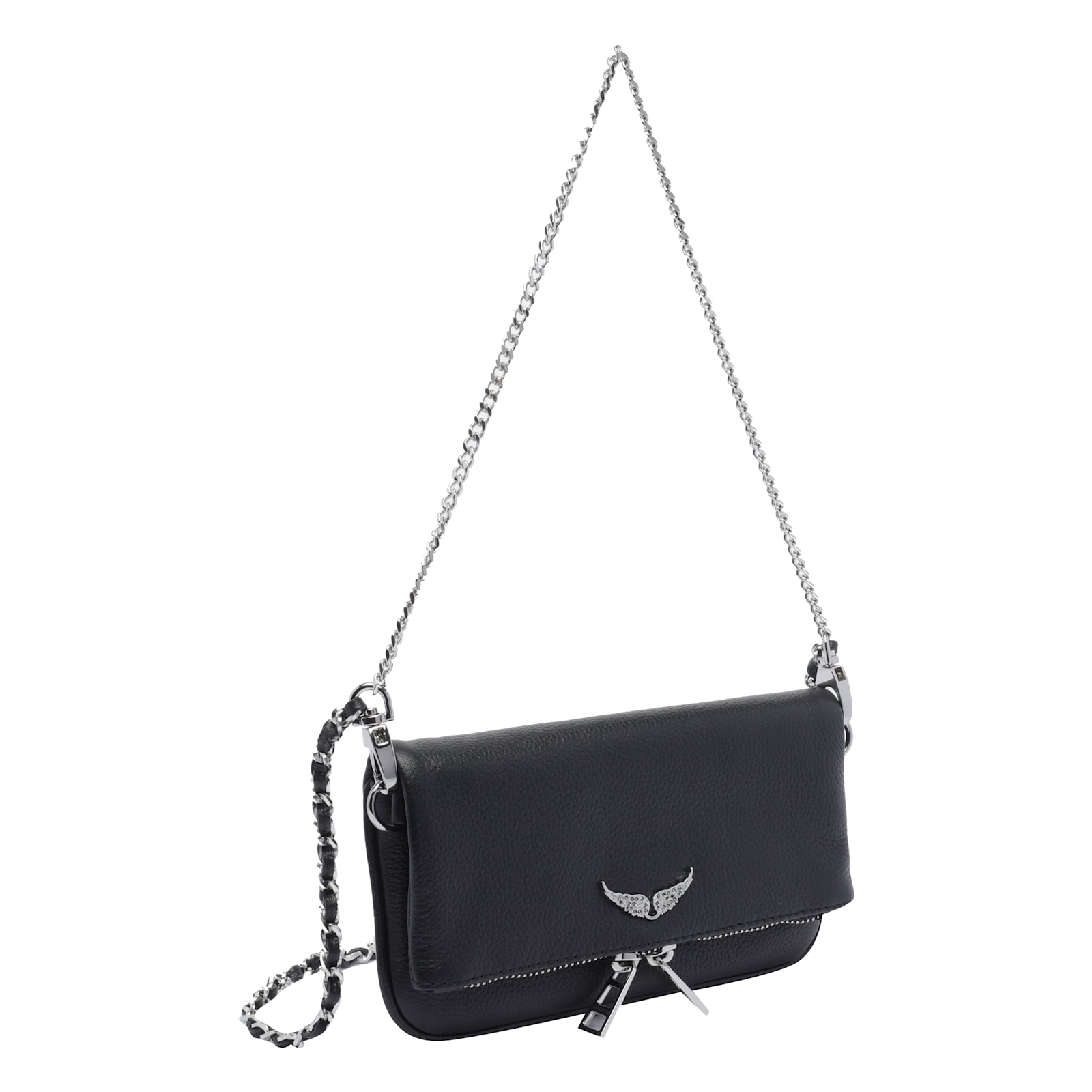 Zadig & Voltaire Nano Rock Crossbody Bag In Black