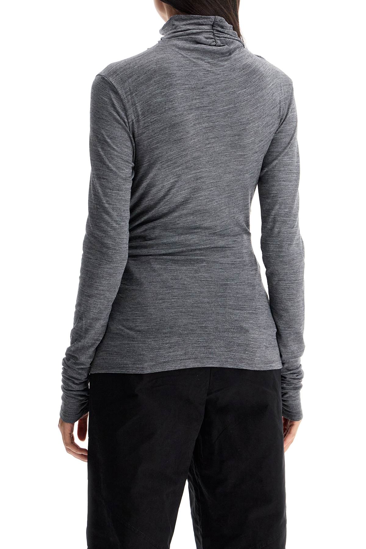 Shop The Andamane Oleandra Jersey Top In Grey Melange (grey)