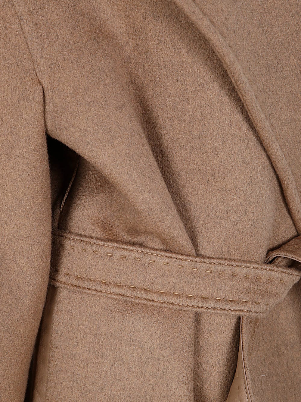 Shop Max Mara Valle Coat In Camel