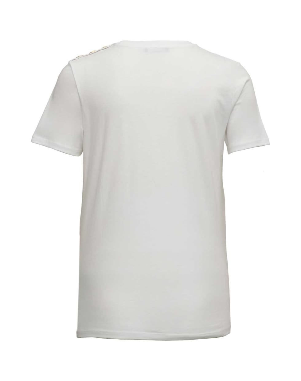 Balmain Ss 3 Btn Printed T-shirt - Classic Fit In Gab Blanc | ModeSens
