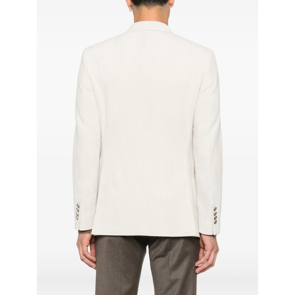 Reveres 1949 Double-breasted Blazer In White