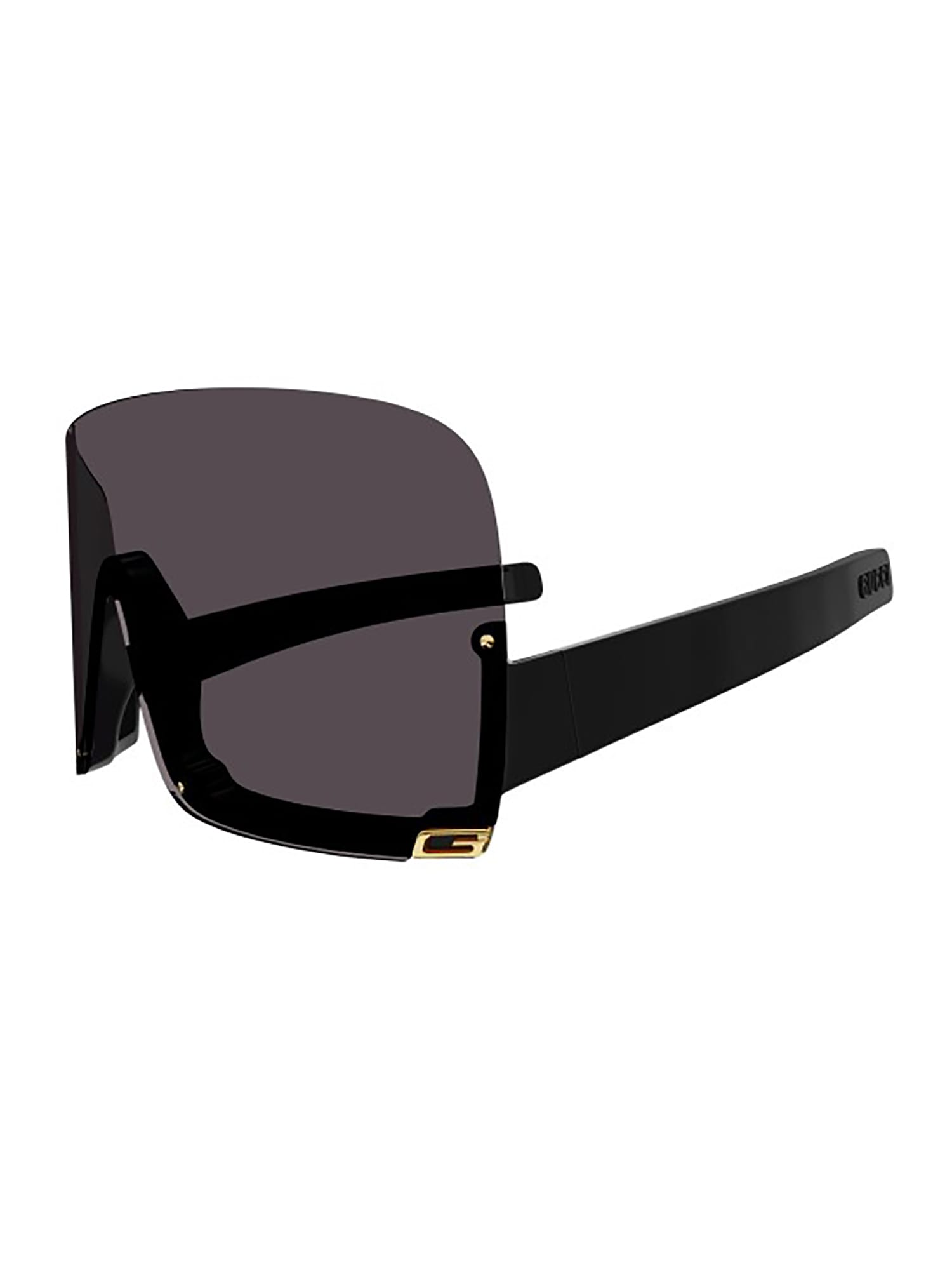 Shop Gucci Gg1631s Sunglasses In Black Black Grey