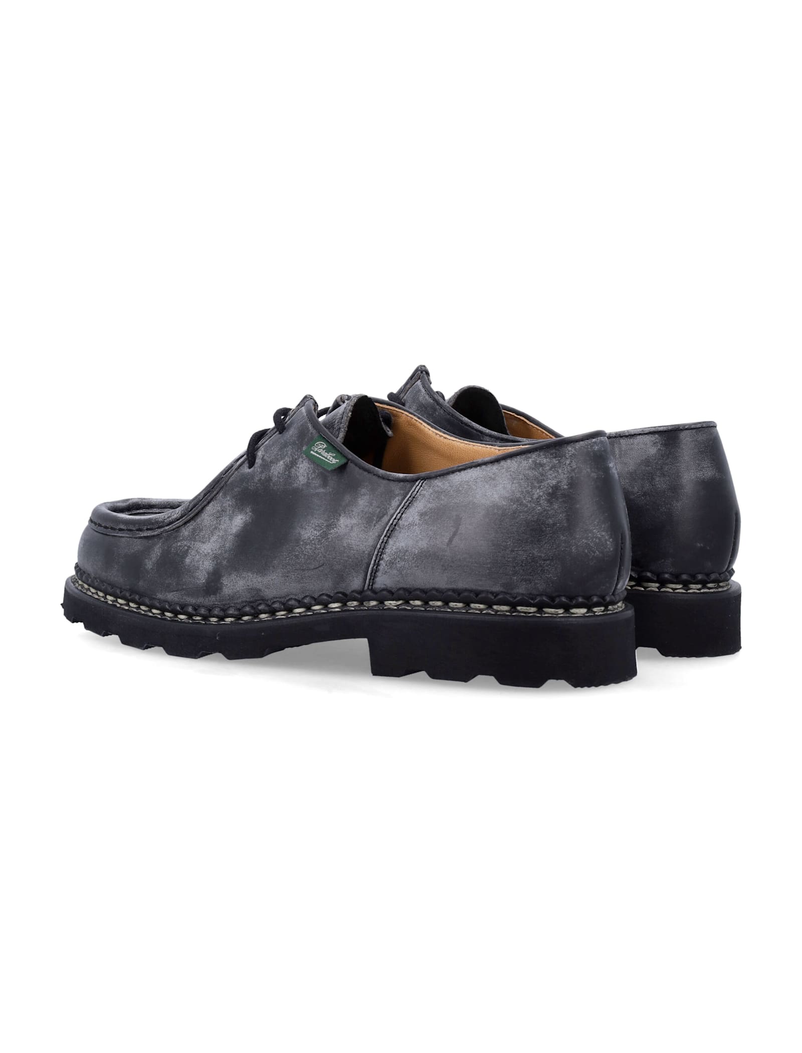 Shop Paraboot Michael Lace-up Derby Shoes In Black