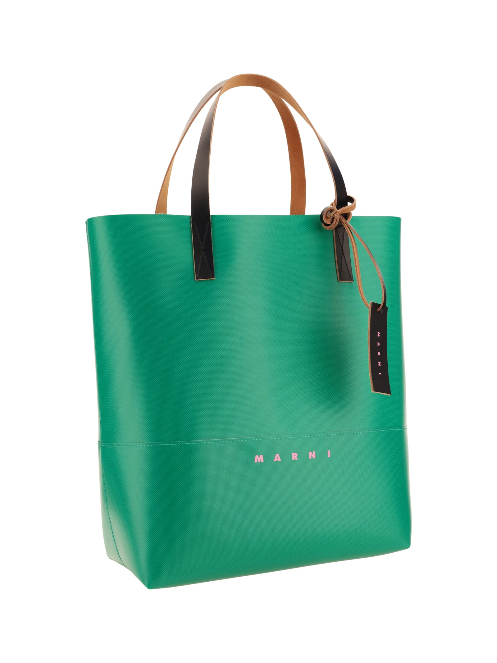 Shop Marni Shoulder Bag In Sea Green