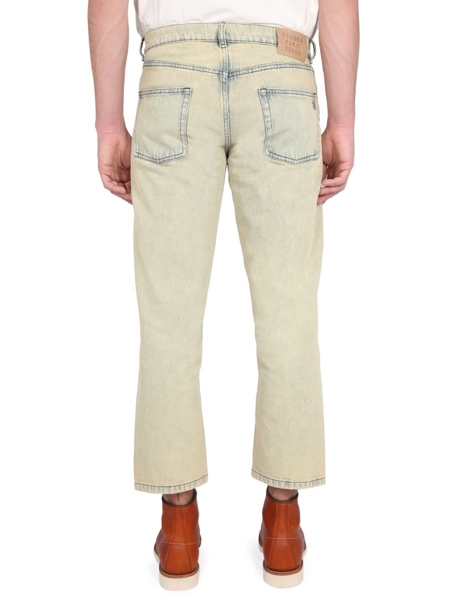 Etudes Studio Five Pocket Jeans In Yellow