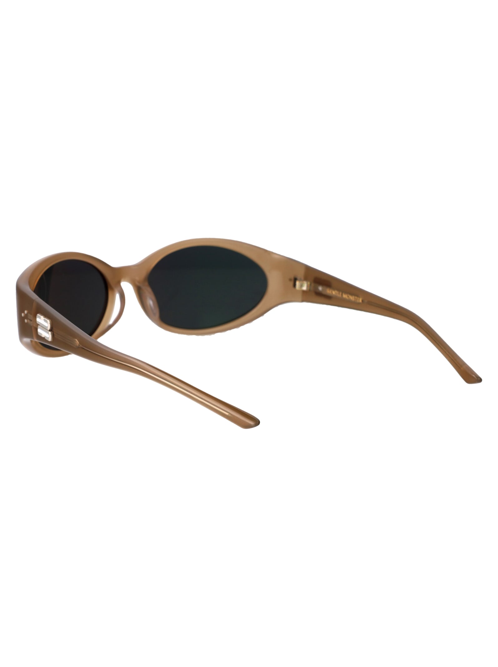 Shop Gentle Monster Sphere Sunglasses In Brc9 Brown