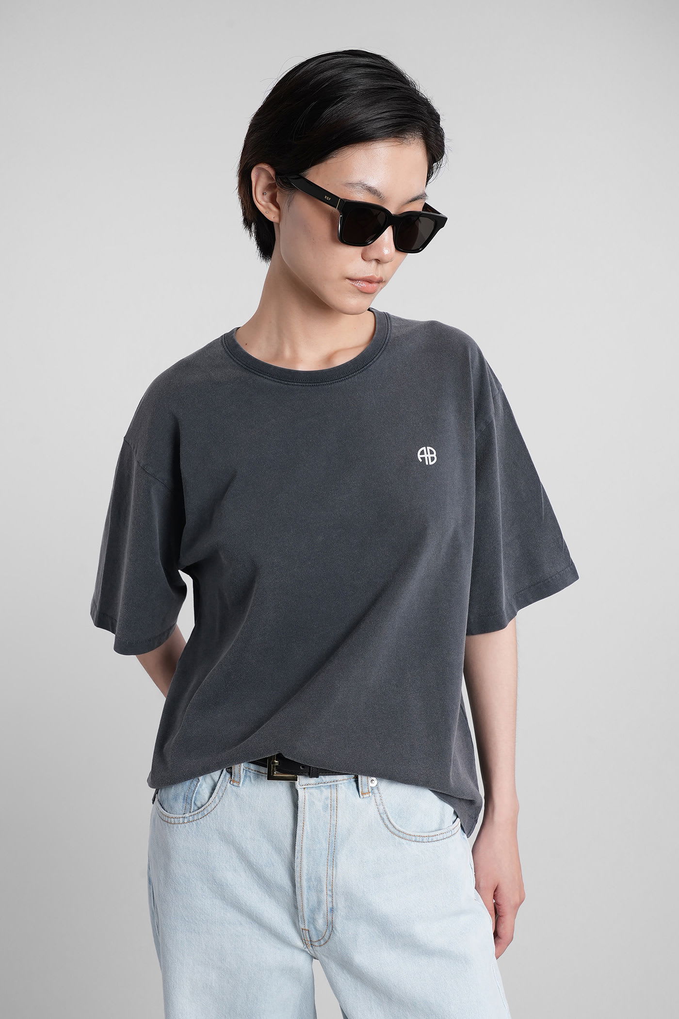 Rudy T-shirt In Black Cotton