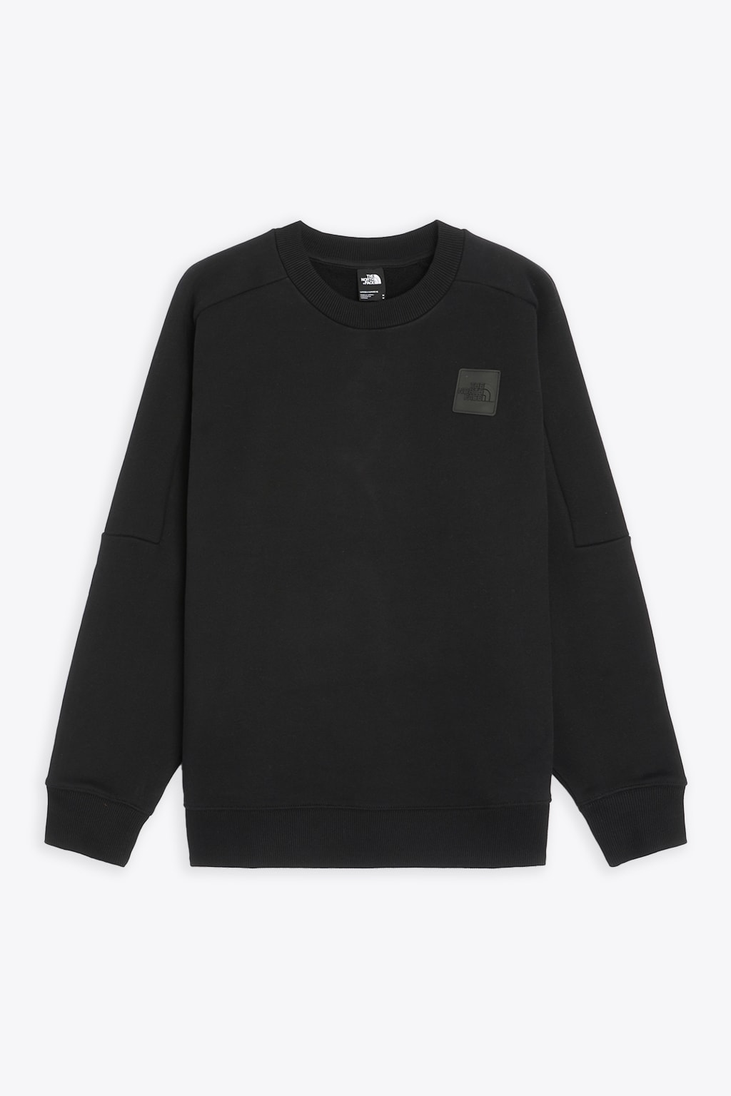 THE NORTH FACE UNISEX THE 489 CREW BLACK COTTON SWEATSHIRT WITH CHEST LOGO - THE 489 CREW