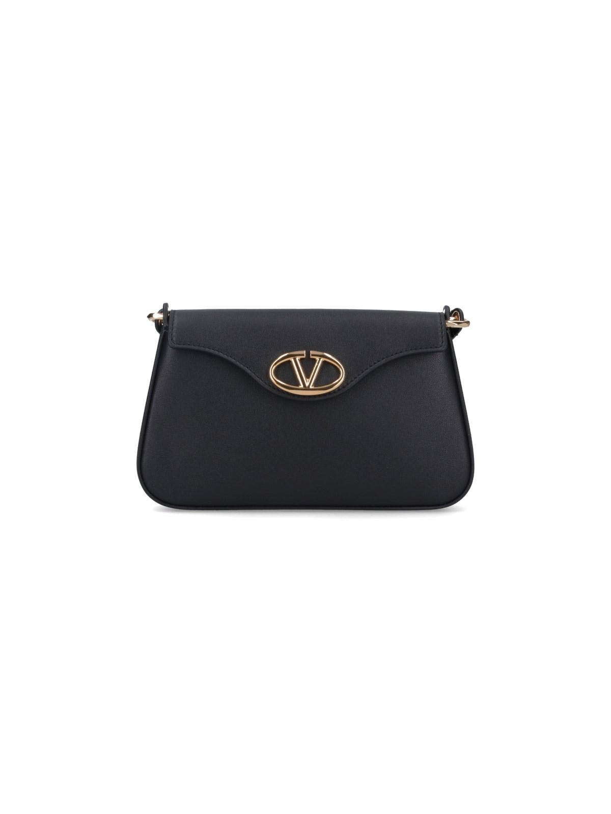 Shop Valentino Vlogo Signature Crossbody Bag In Black