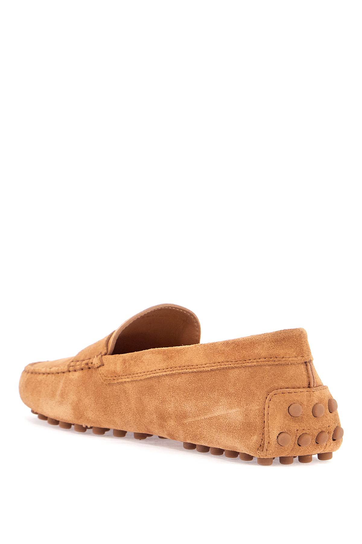 Tod's Suede Leather Loafer In Cuoio (brown)