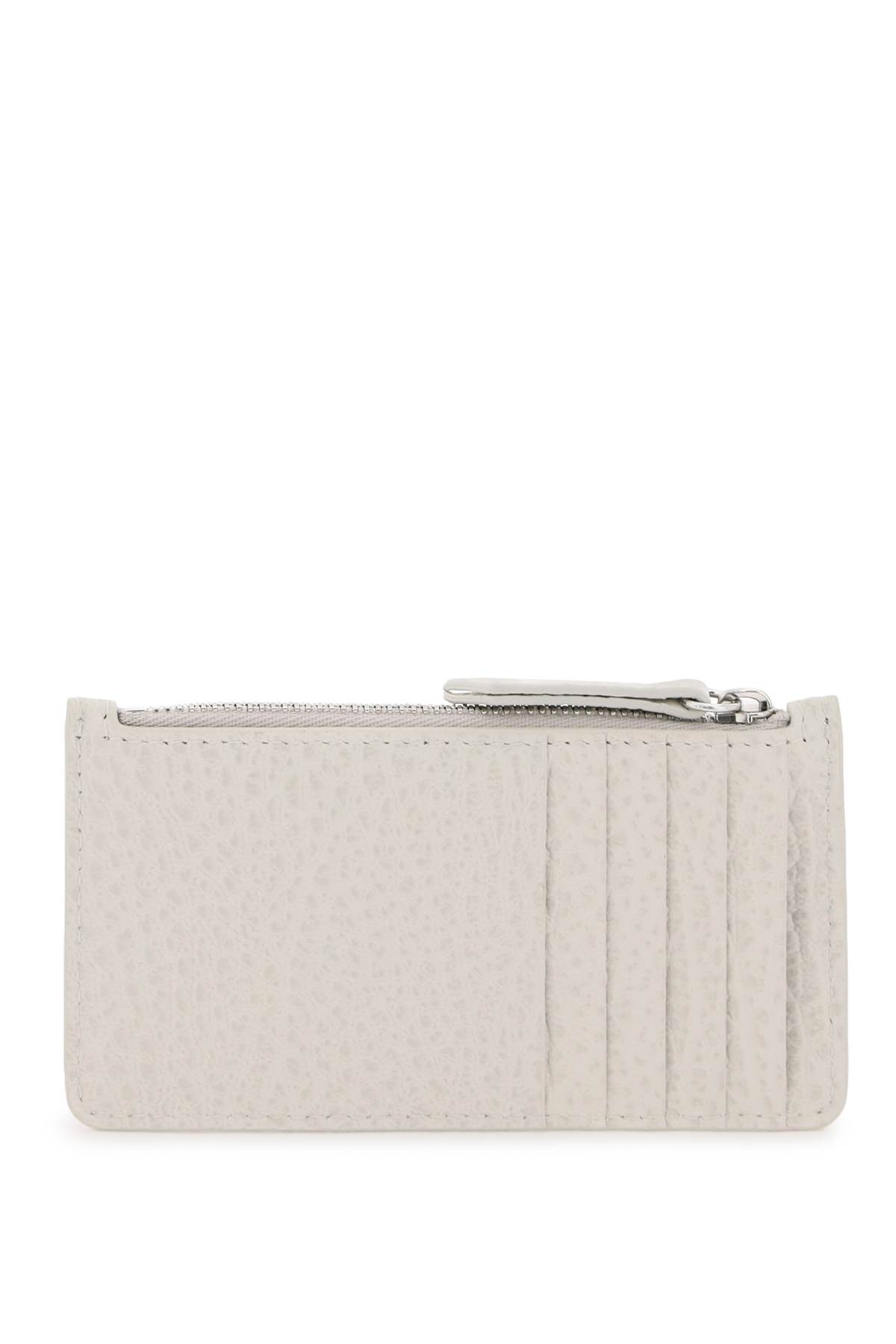 MAISON MARGIELA LEATHER ZIPPED CARDHOLDER 