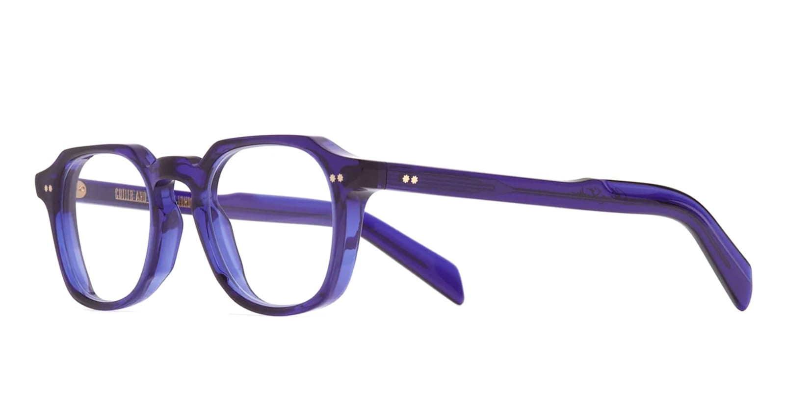 Cutler And Gross Gr03 - Ink Color Studio Rx Glasses In Purple