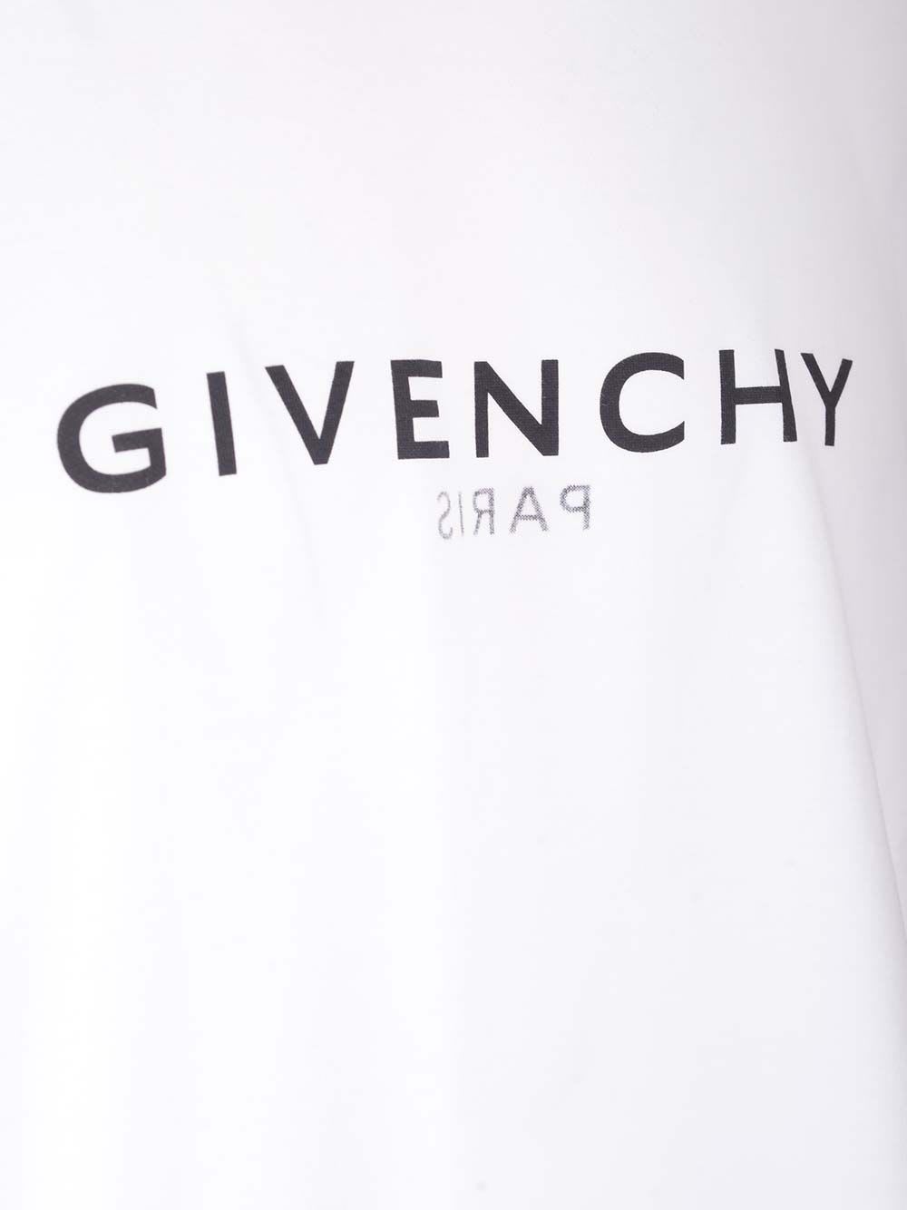 Shop Givenchy Oversized  Reverse T-shirt In Bianco