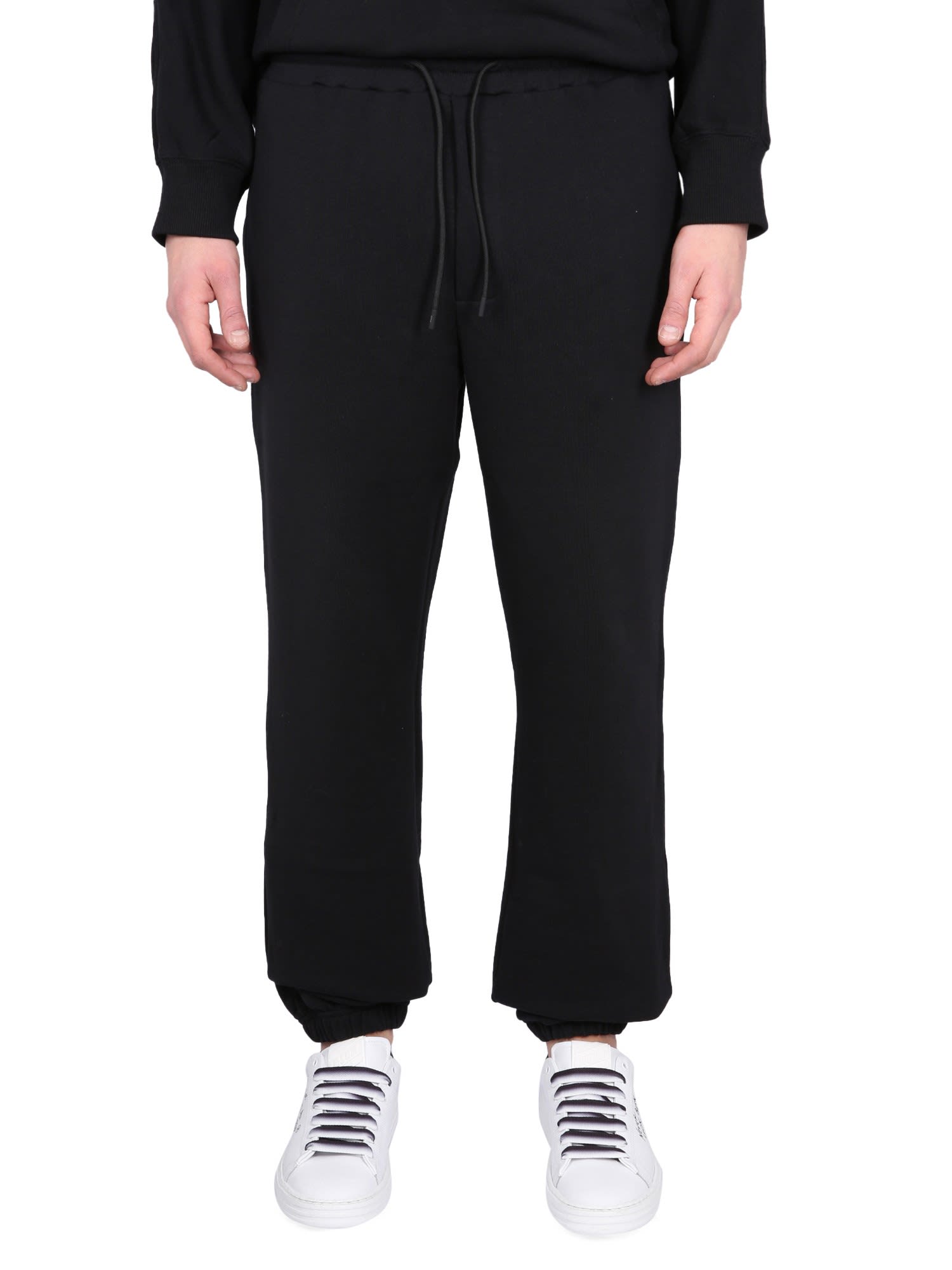 MSGM JOGGING trousers WITH MAXI LOGO