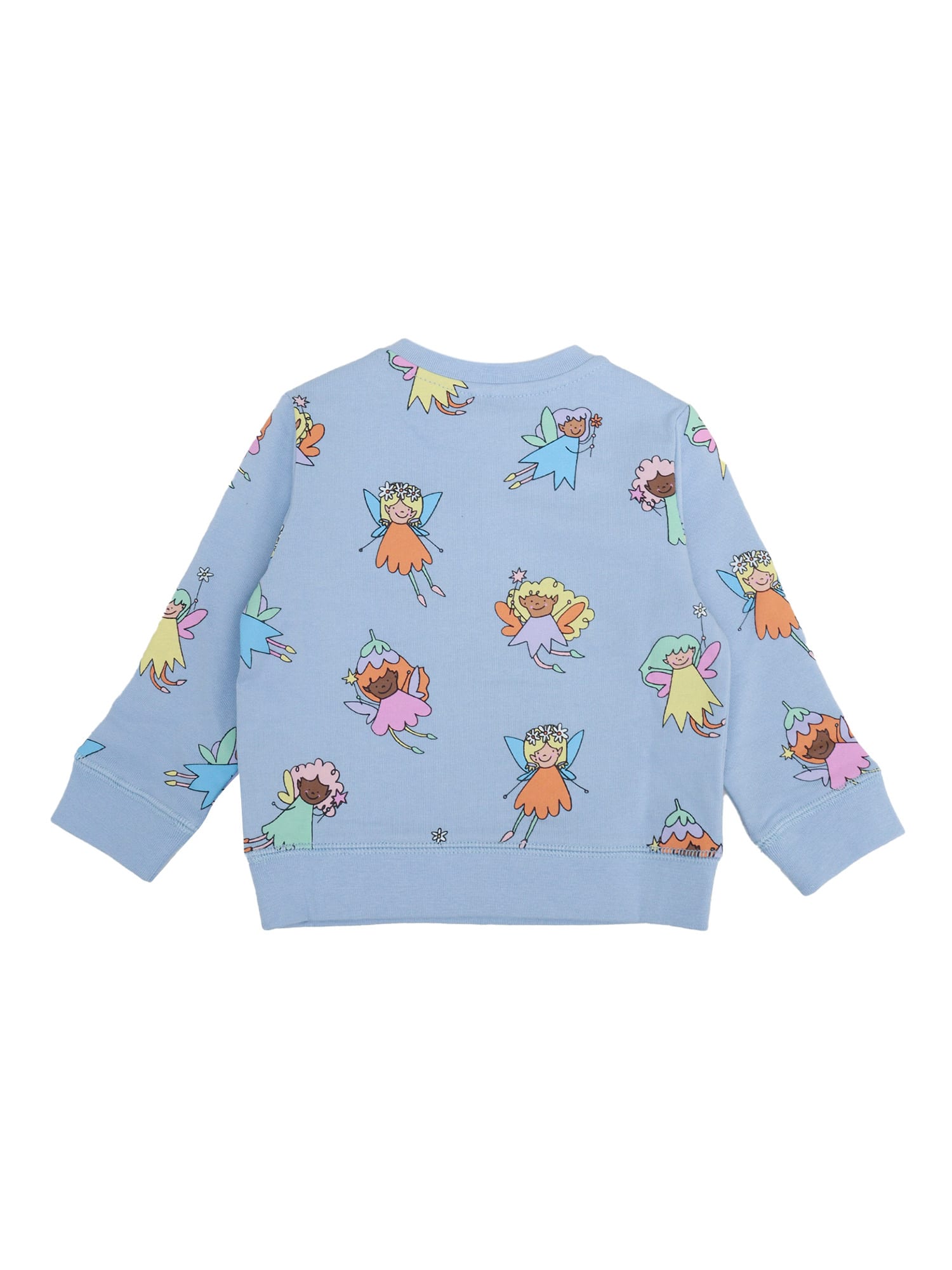 Stella Mccartney Graphic-print Sweatshirt In Light Blue