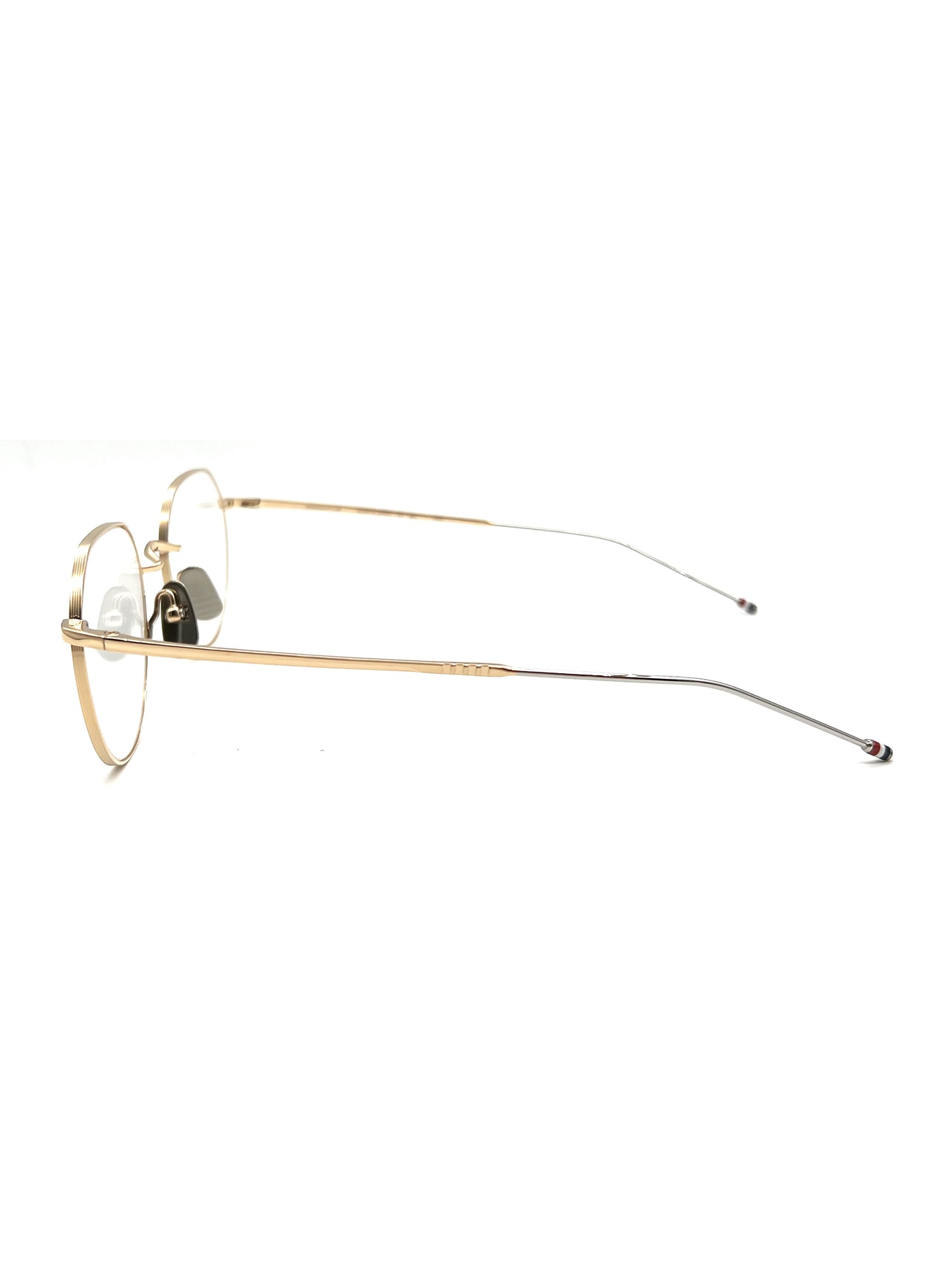 Shop Thom Browne Ueo914a/g0001 Eyewear In White Gold