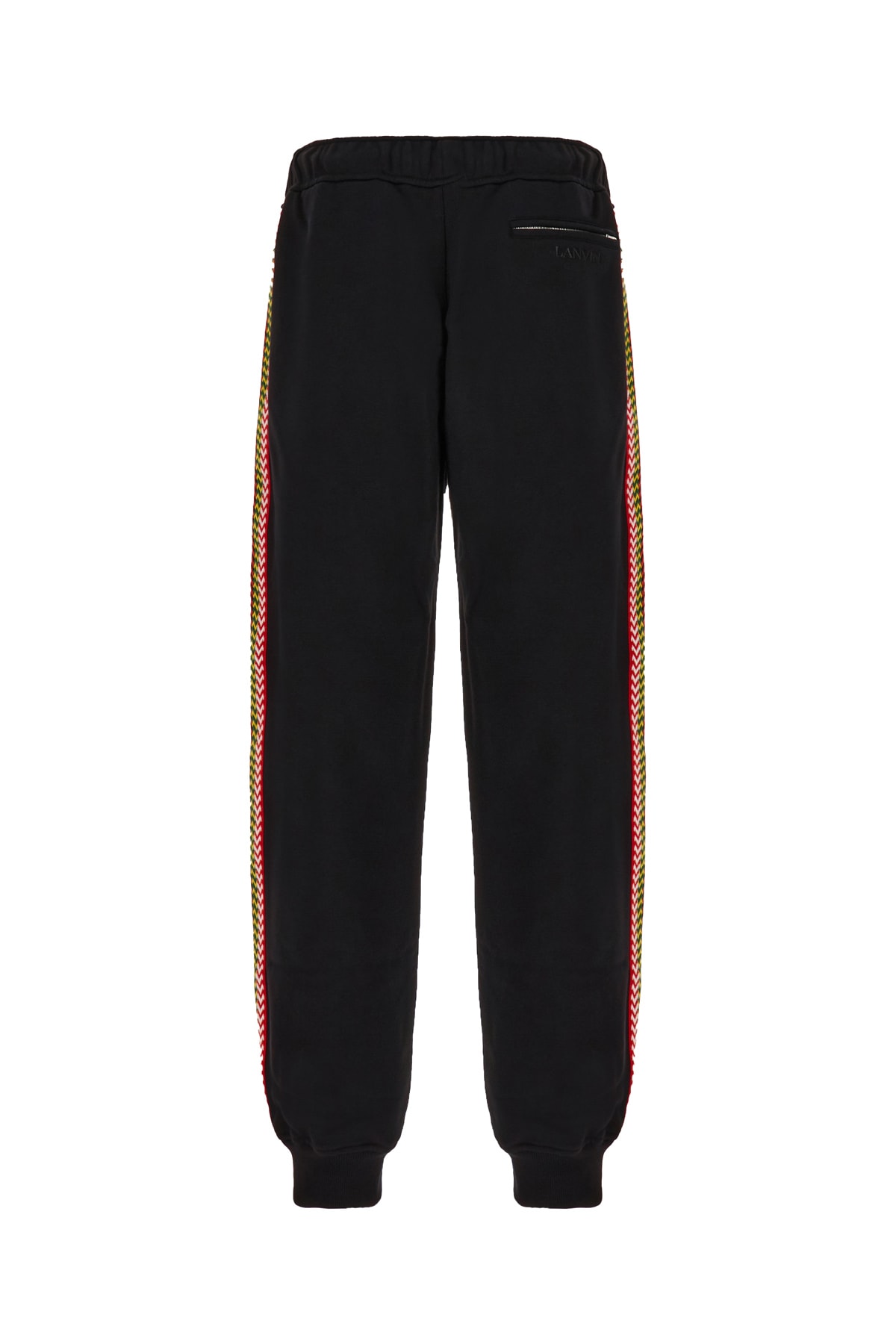 Shop Lanvin Black Cotton Joggers In 10