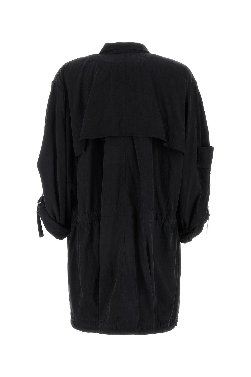 Shop Isabel Marant Hanel Drawstring Waist Jacket In Black