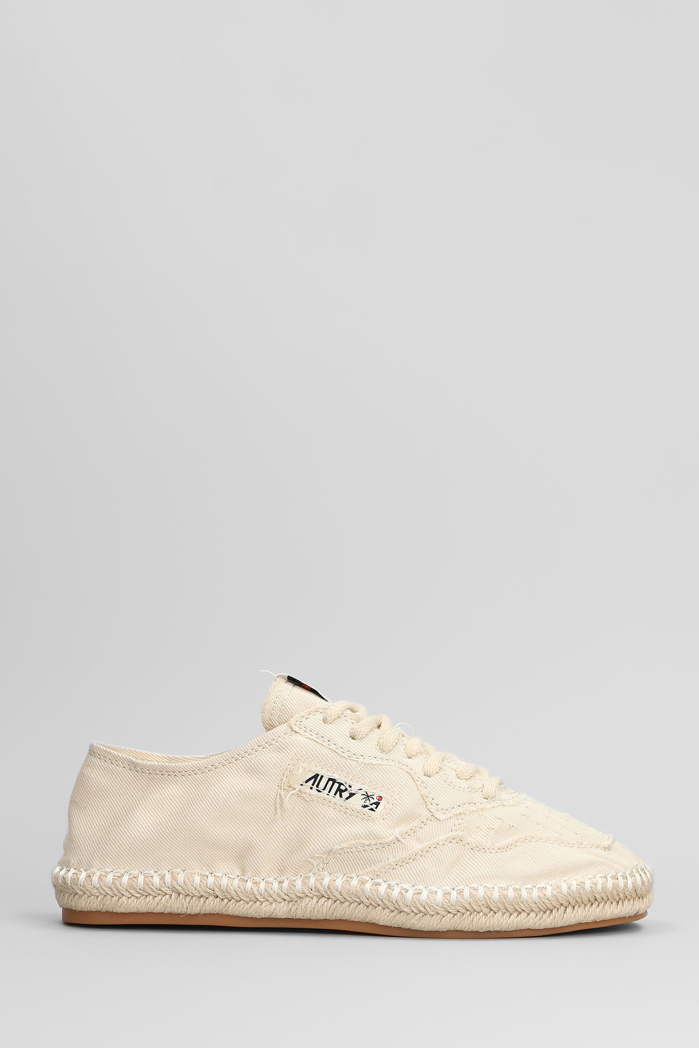 Autry Sandy Espadrilles In Beige Cotton In Neutral