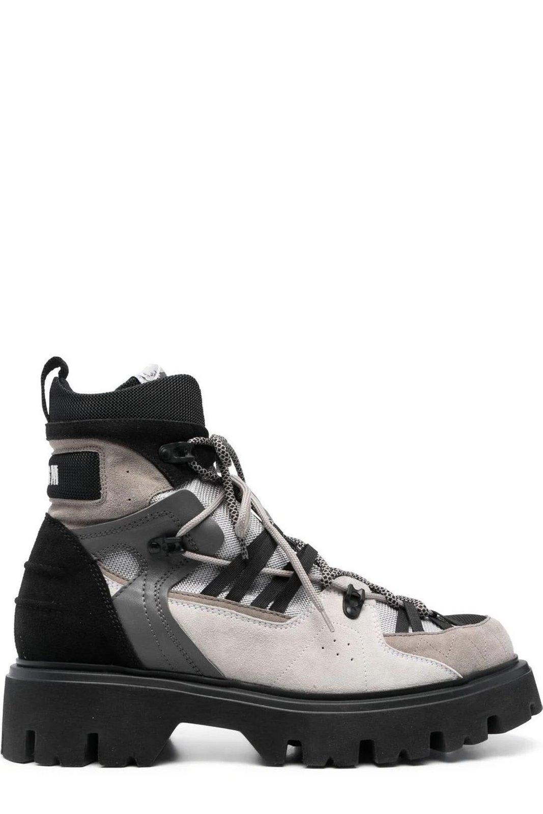 MSGM HIGH TOP LACE-UP BOOTS