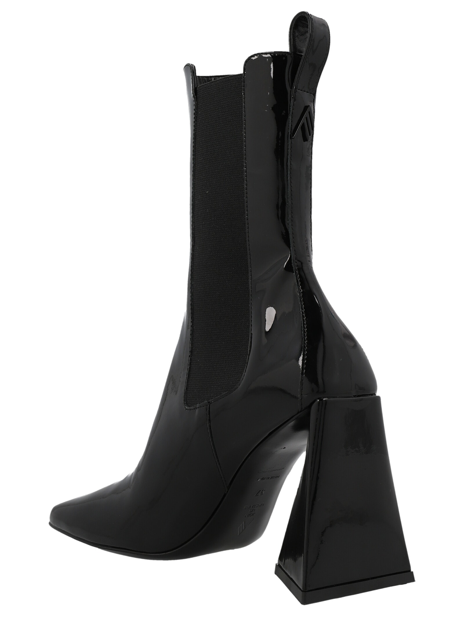 Shop Attico Devon Ankle Boots In Black