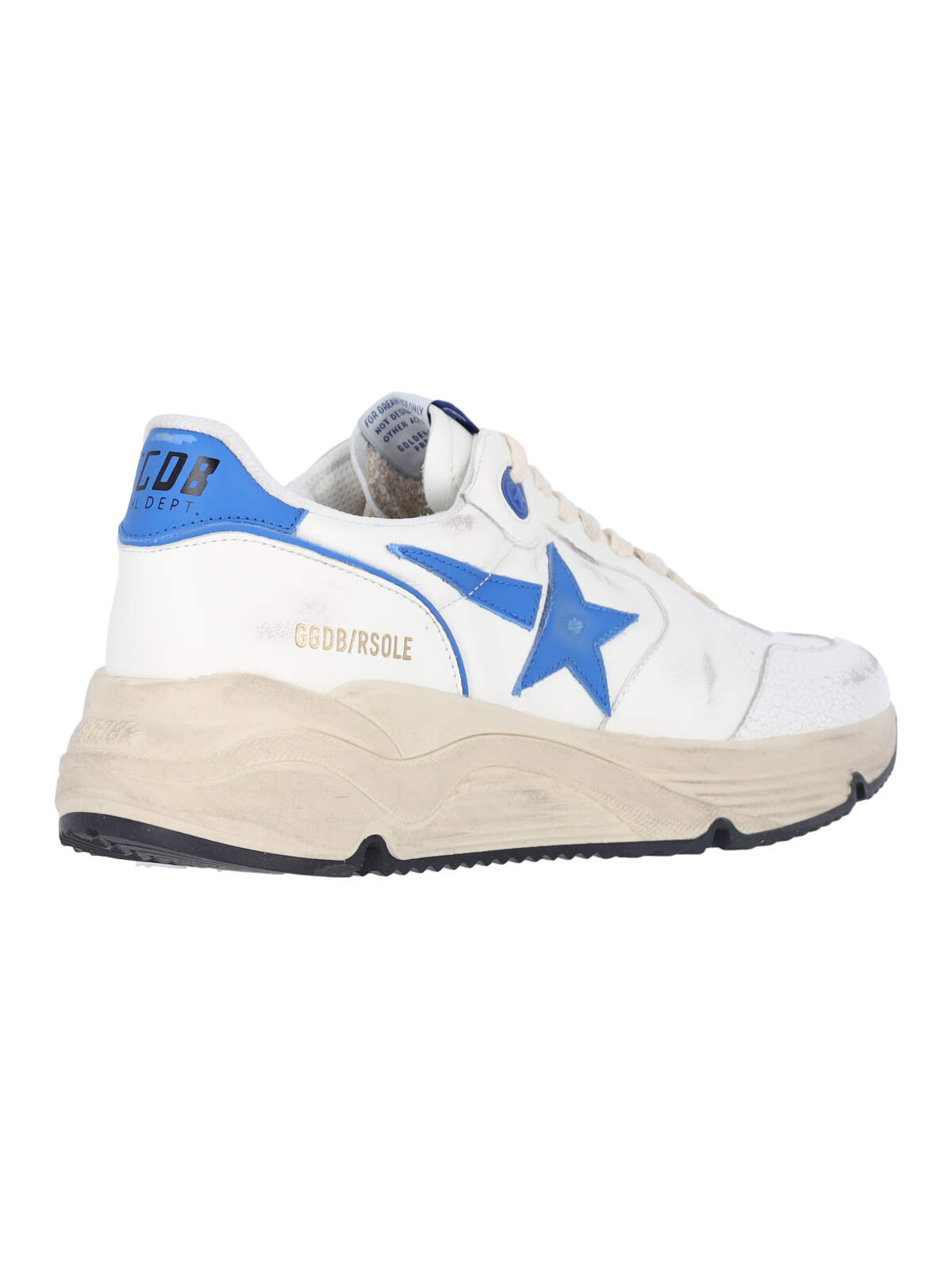 Shop Golden Goose Running Sole Sneakers In White
