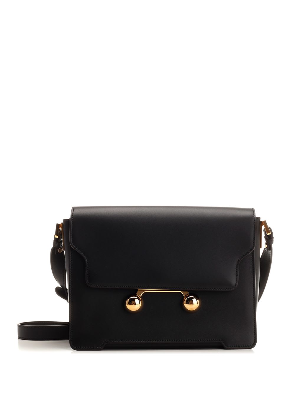 Shop Marni Medium Trunkaroo Shoulder Bag In Black