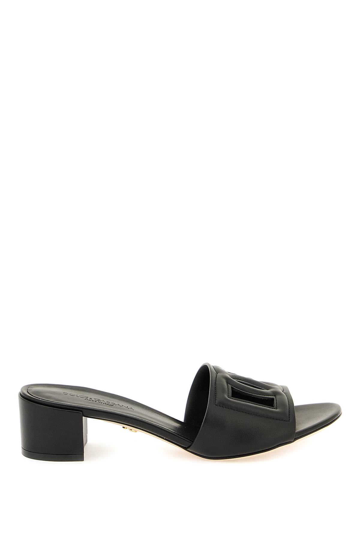 Dolce & Gabbana Mules With Cut-out In Black