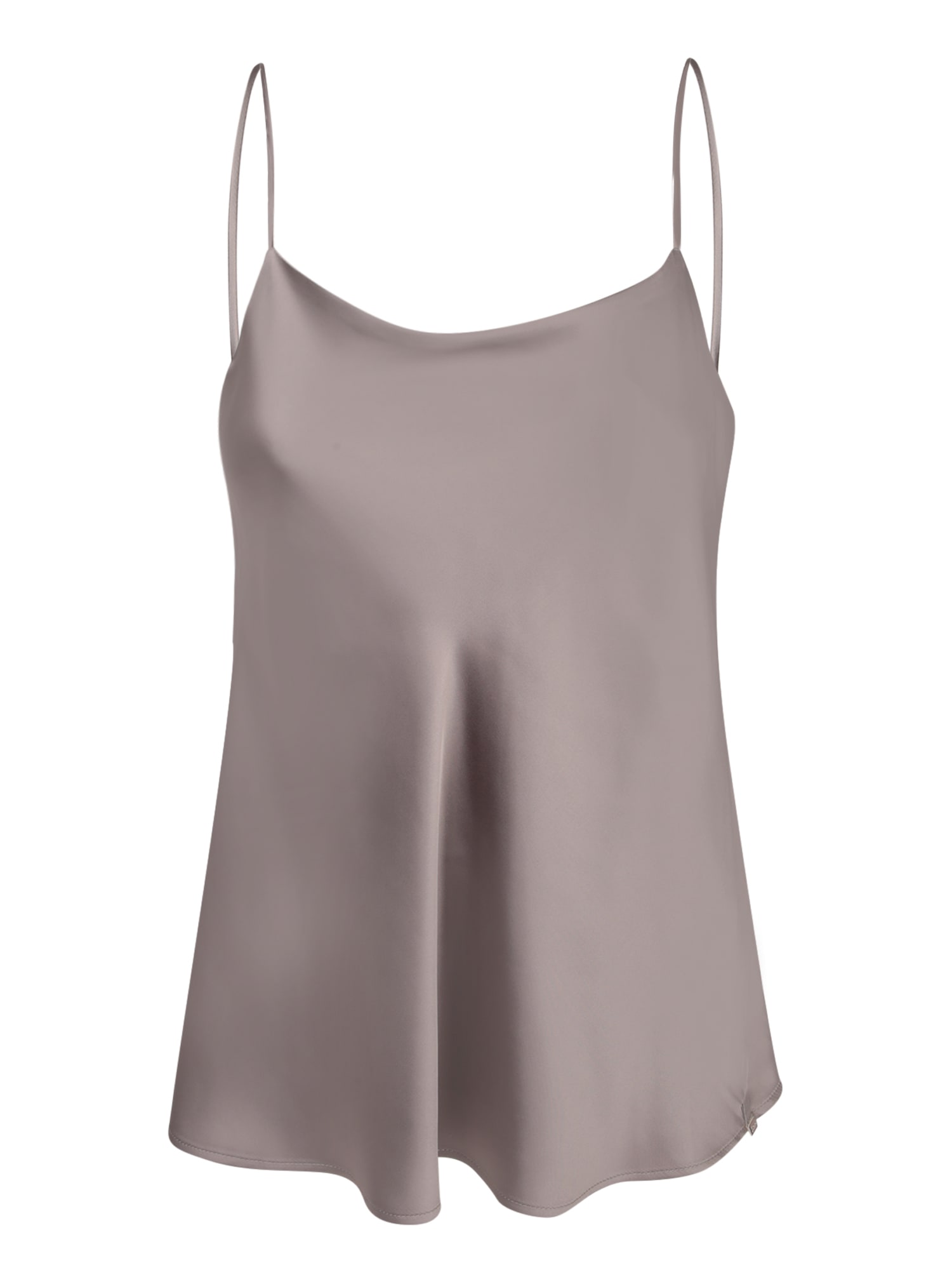 Dove Grey Satin Blouse