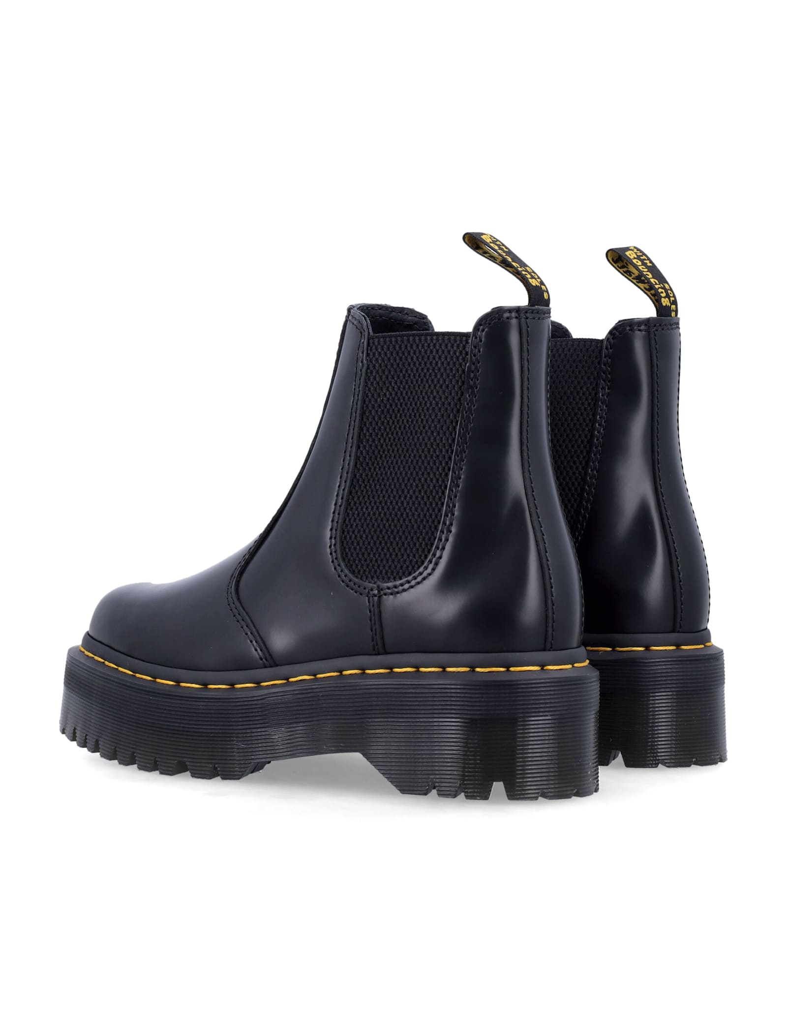 Shop Dr. Martens' 2976 Beatle Quad Boots In Black