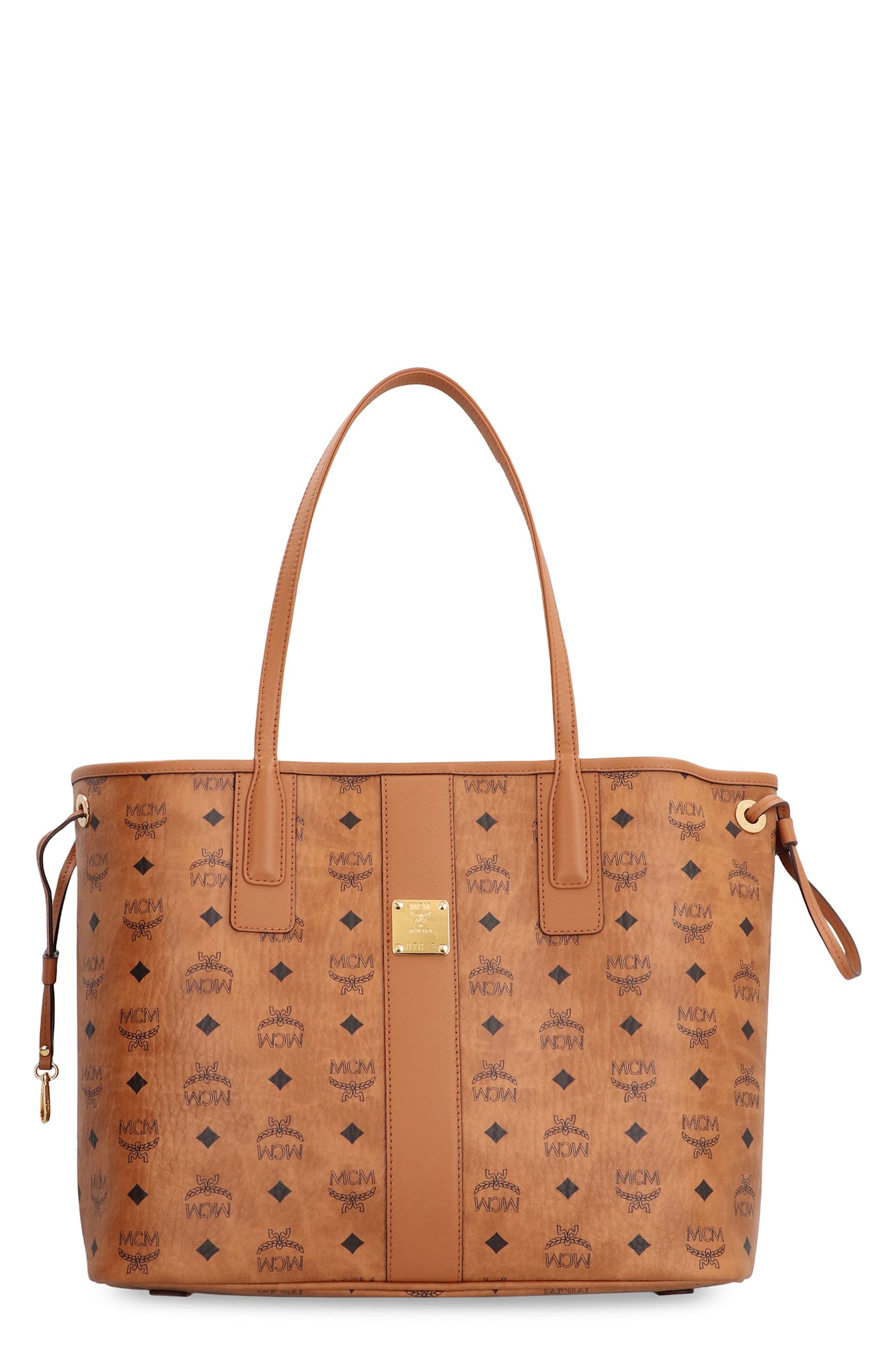Mcm Visetos Tote In Brown